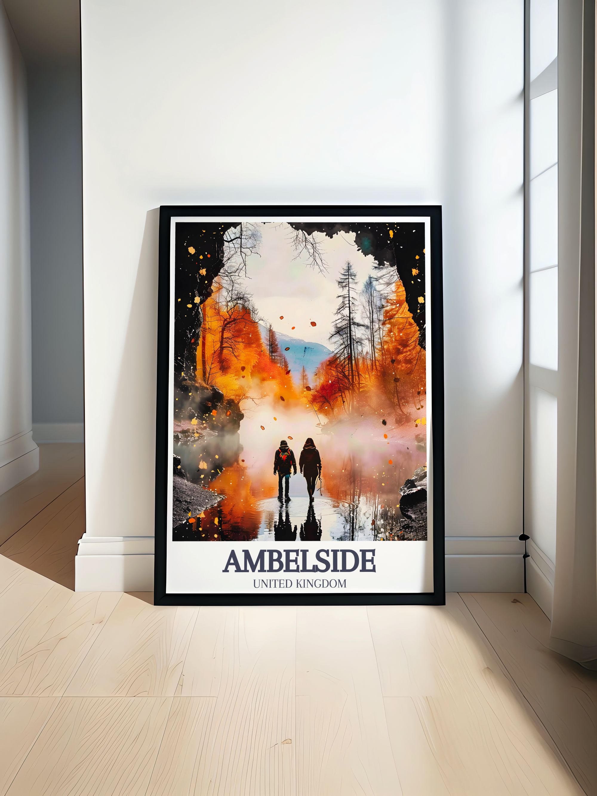 Ambleside Wall Art Rydal Cave Prints Rydal Mount Posters Uk Art Decor