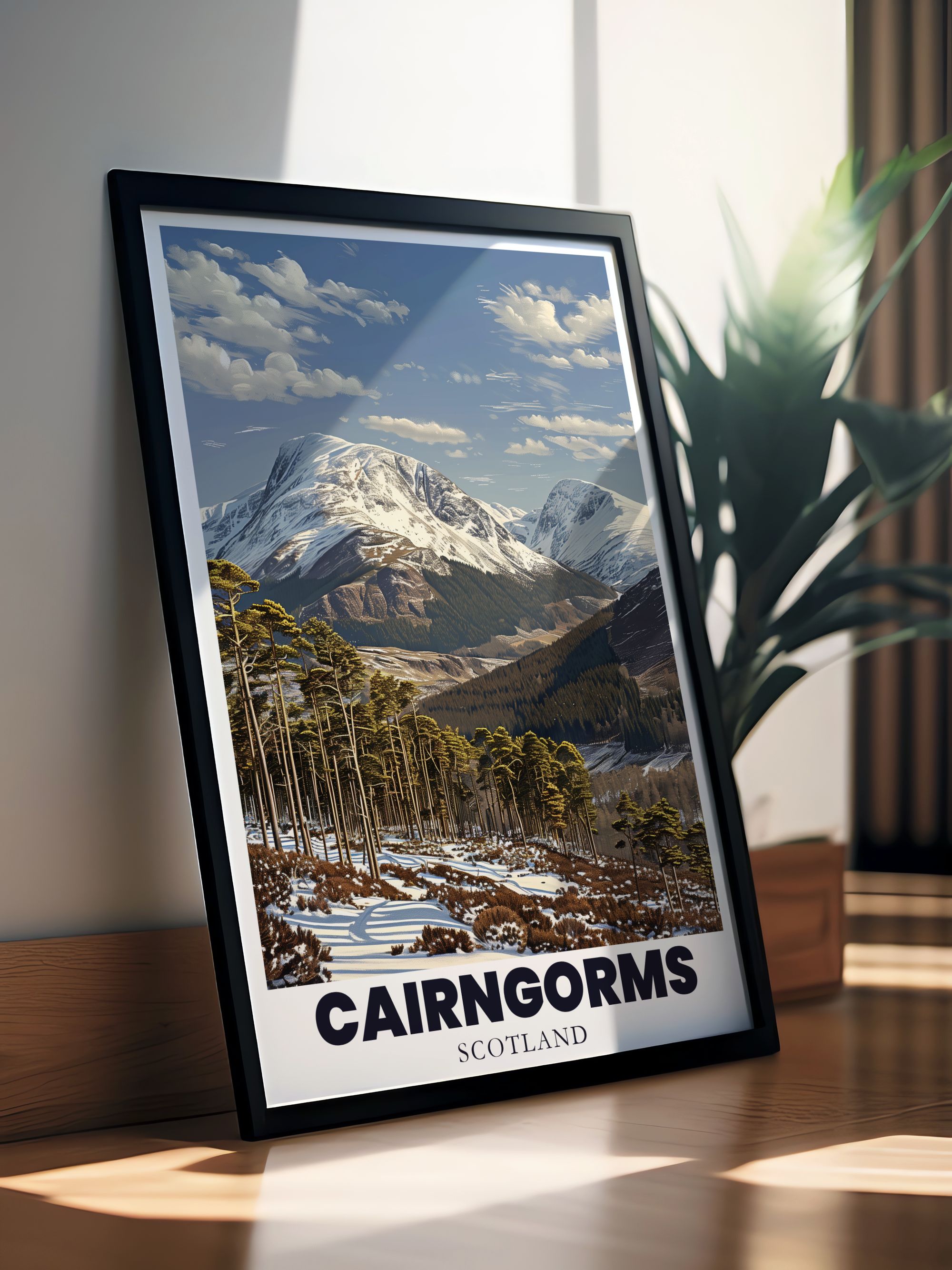 Cairngorms  Art - Cairngorms Mountain Range Prints - Scotland Wall Decor