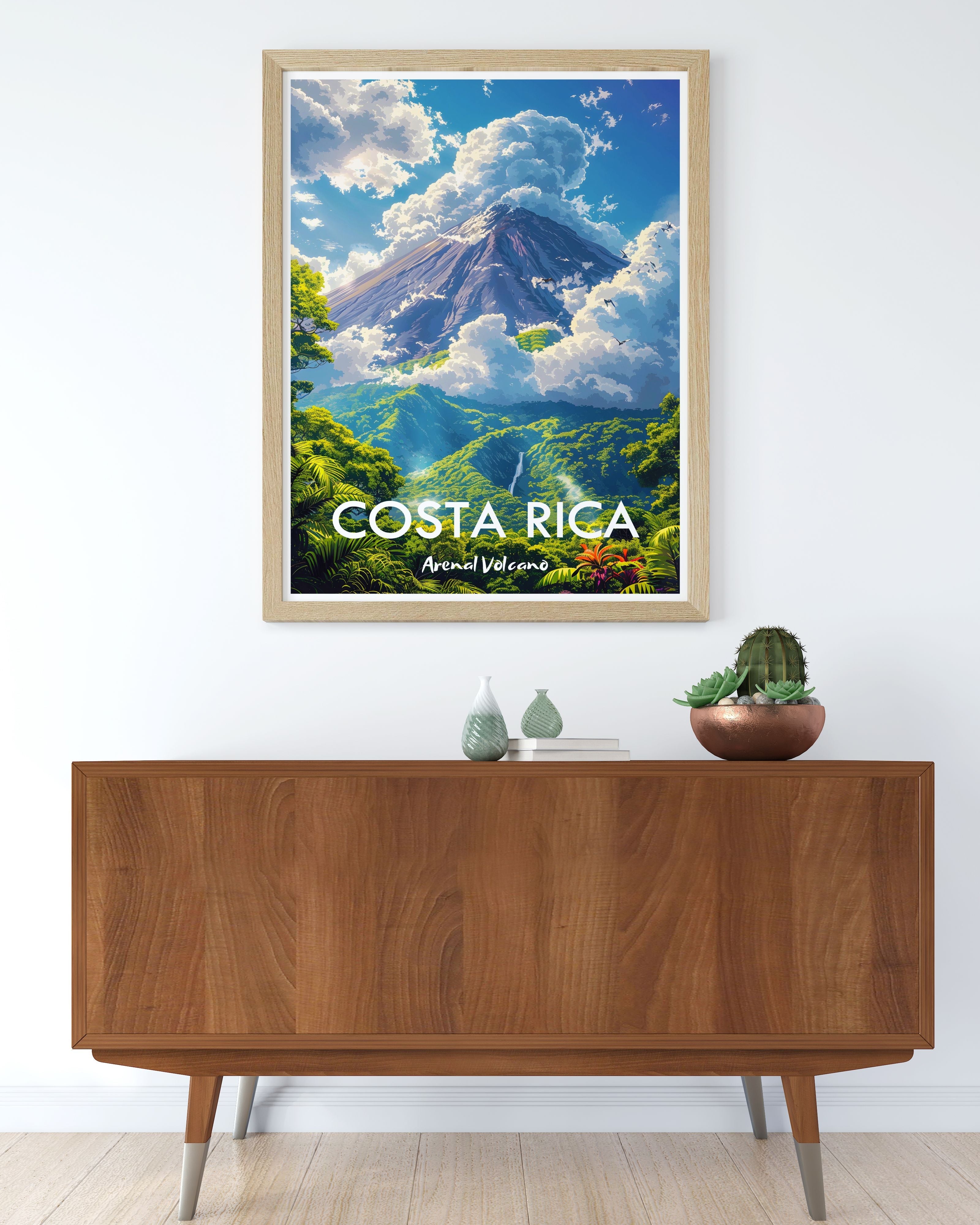 Costa Rica Home Decor - Arenal Volcano  Art Prints  - Arenal Volcano  Wall Art