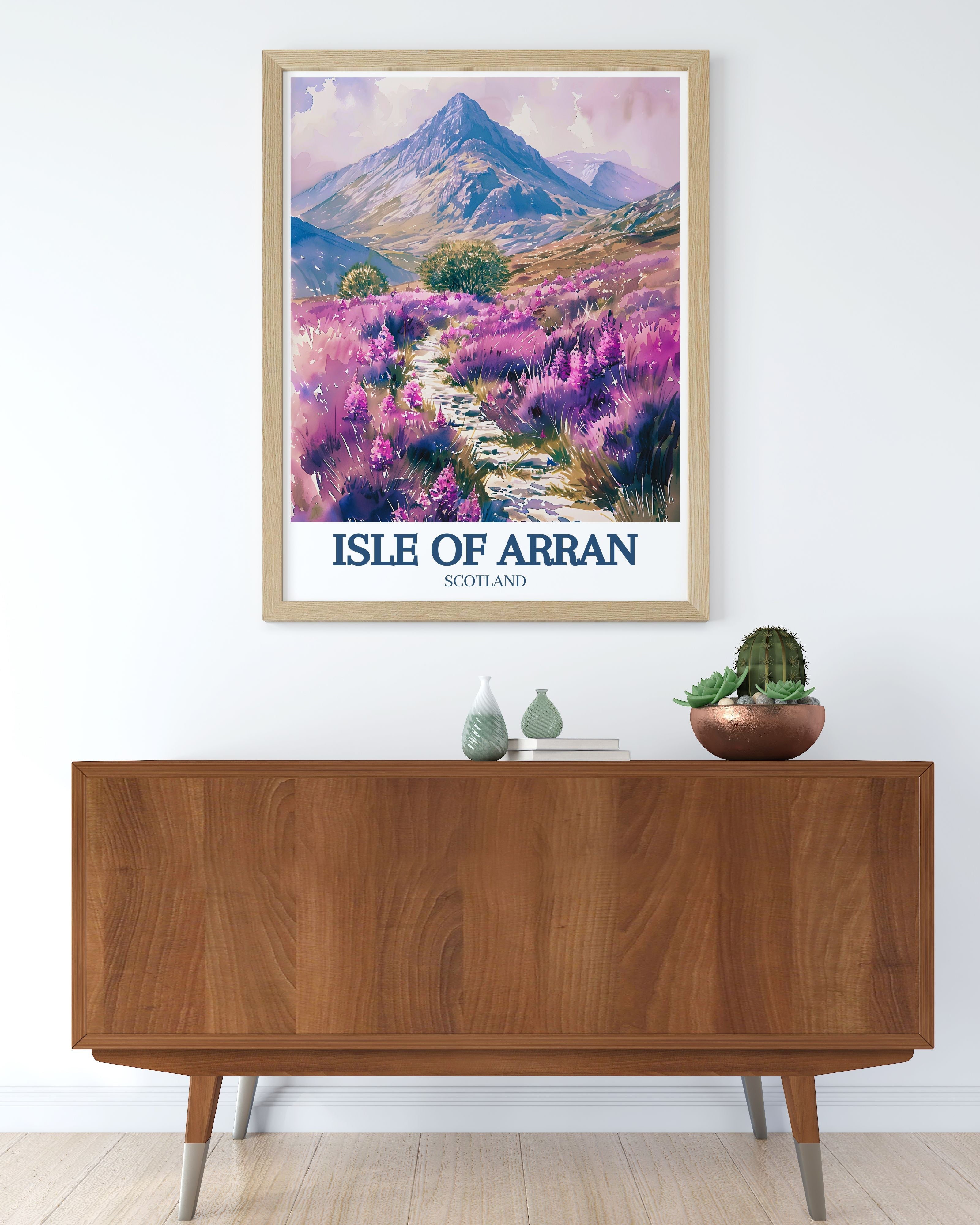 Isle of Arran  Art Prints - Goatfell Home Decor - Glen Rosa  Wall Art