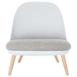 Reception chair paperflow fabric white