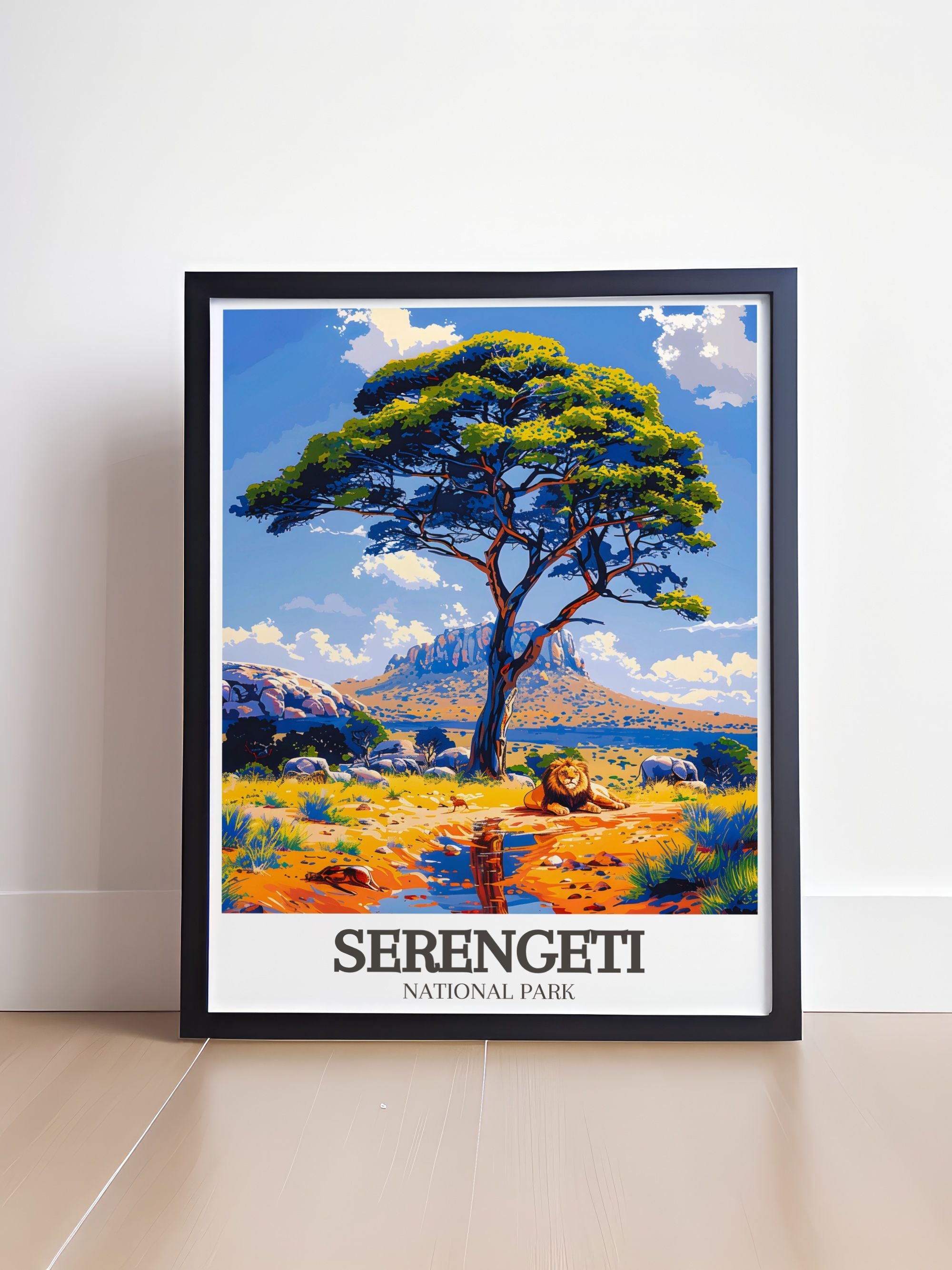Serengeti Custom Prints - Acacia Tree  Prints - Wildlife Art - Savanna  Art - Tanzania Wall Decor
