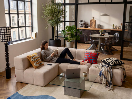 3 Teiliges Modulares Sofa – Beige