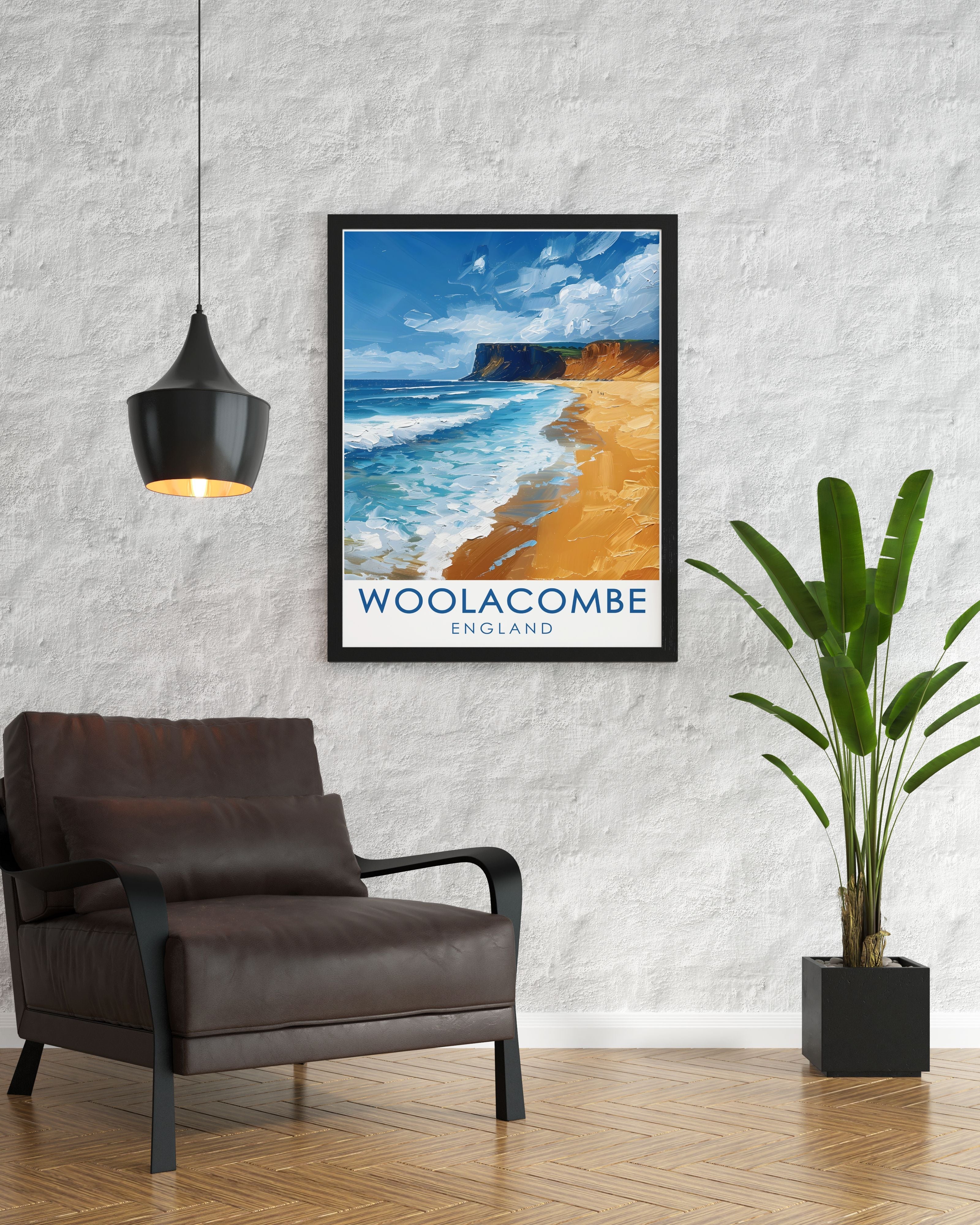Woolacombe  Art - Woolacombe Beach  Framed Prints - England Perfect Wall Decor