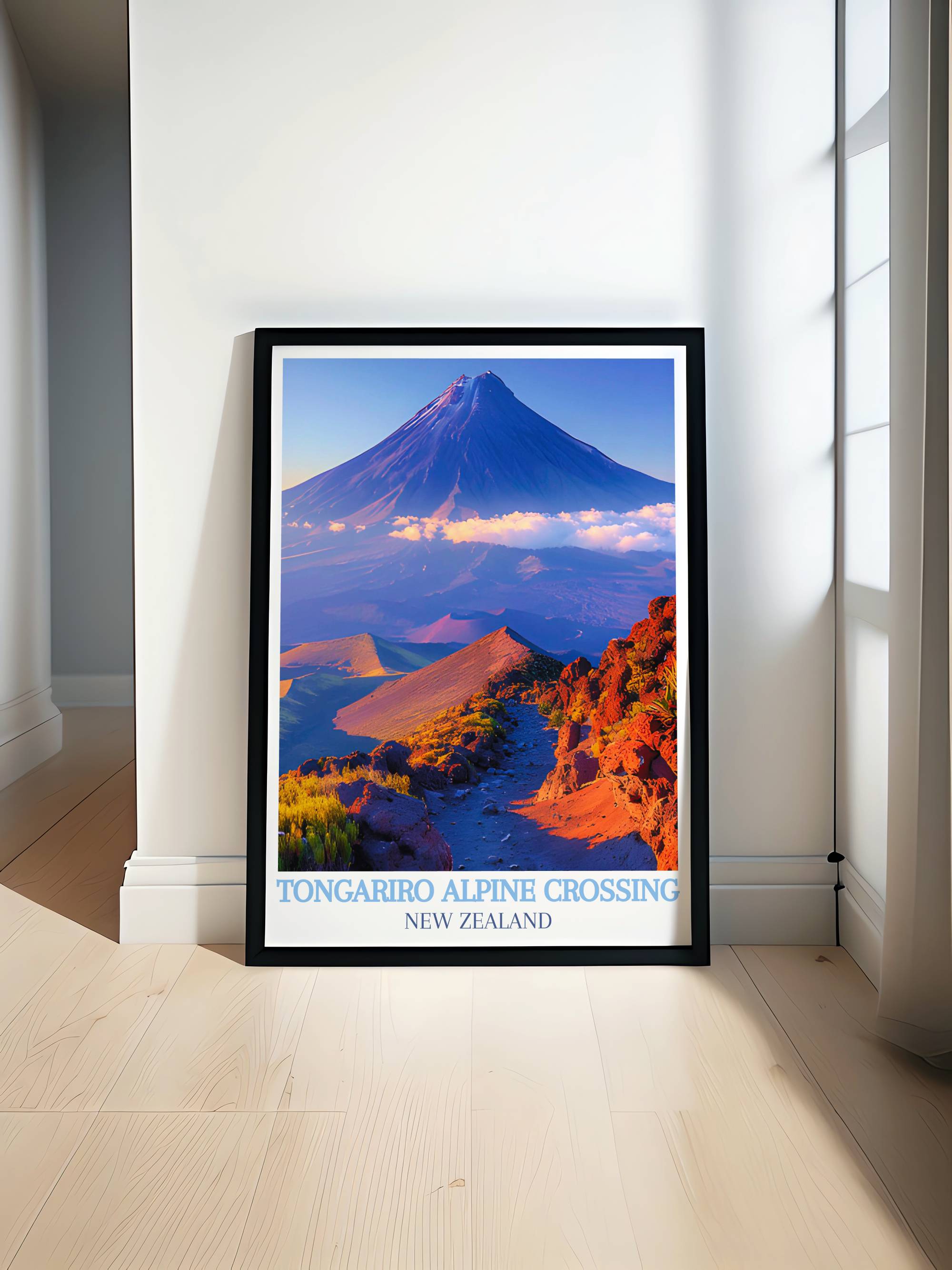 Tongariro Alpine Crossing Wall Decor - Mount Ngauruhoe Wall Art  - New Zealand Prints
