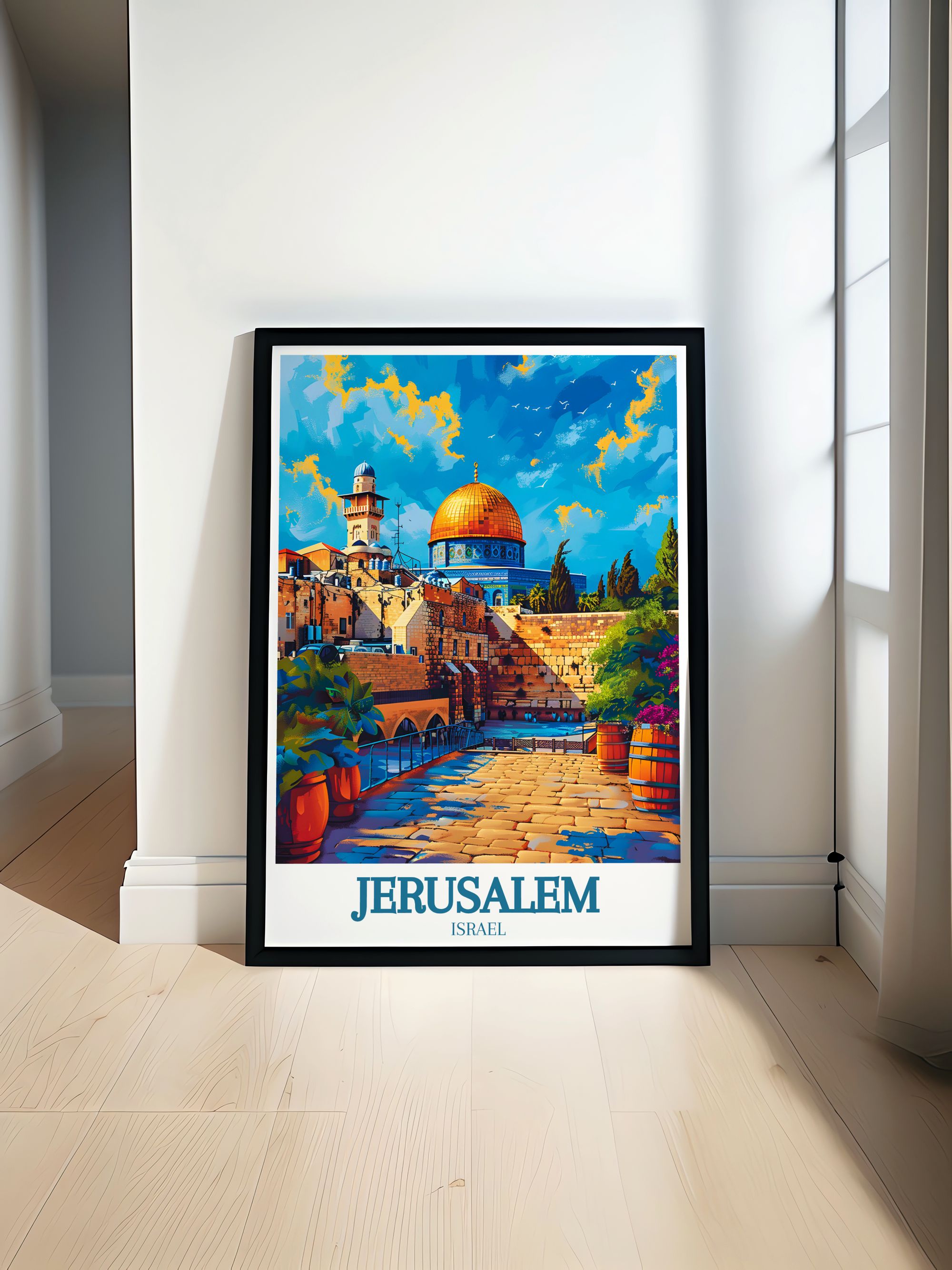 Israel Canvas Art - Jerusalem Home Decor  - Western Wall  Art Prints