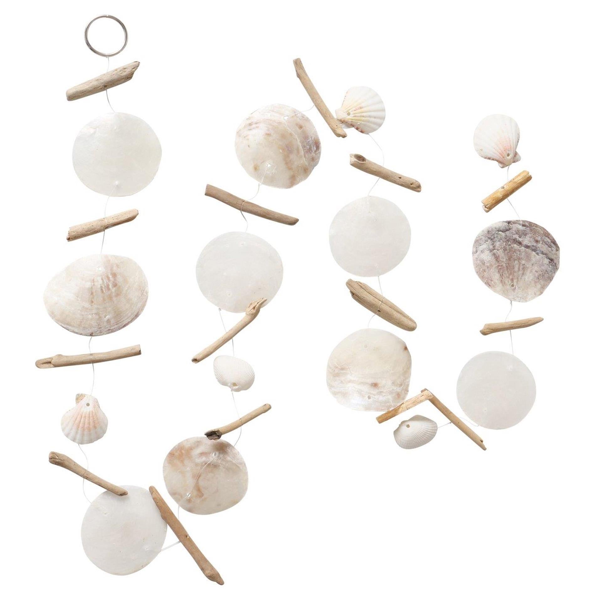 Boltze home capiz garland shells 10xh180cm-0