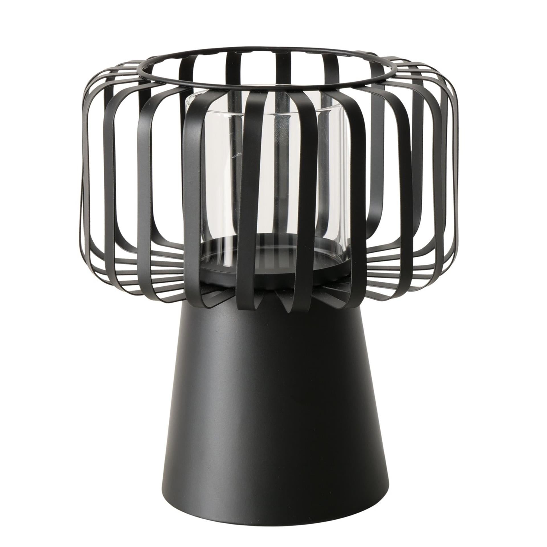 Boltze home lantern black 18x18x21cm-0