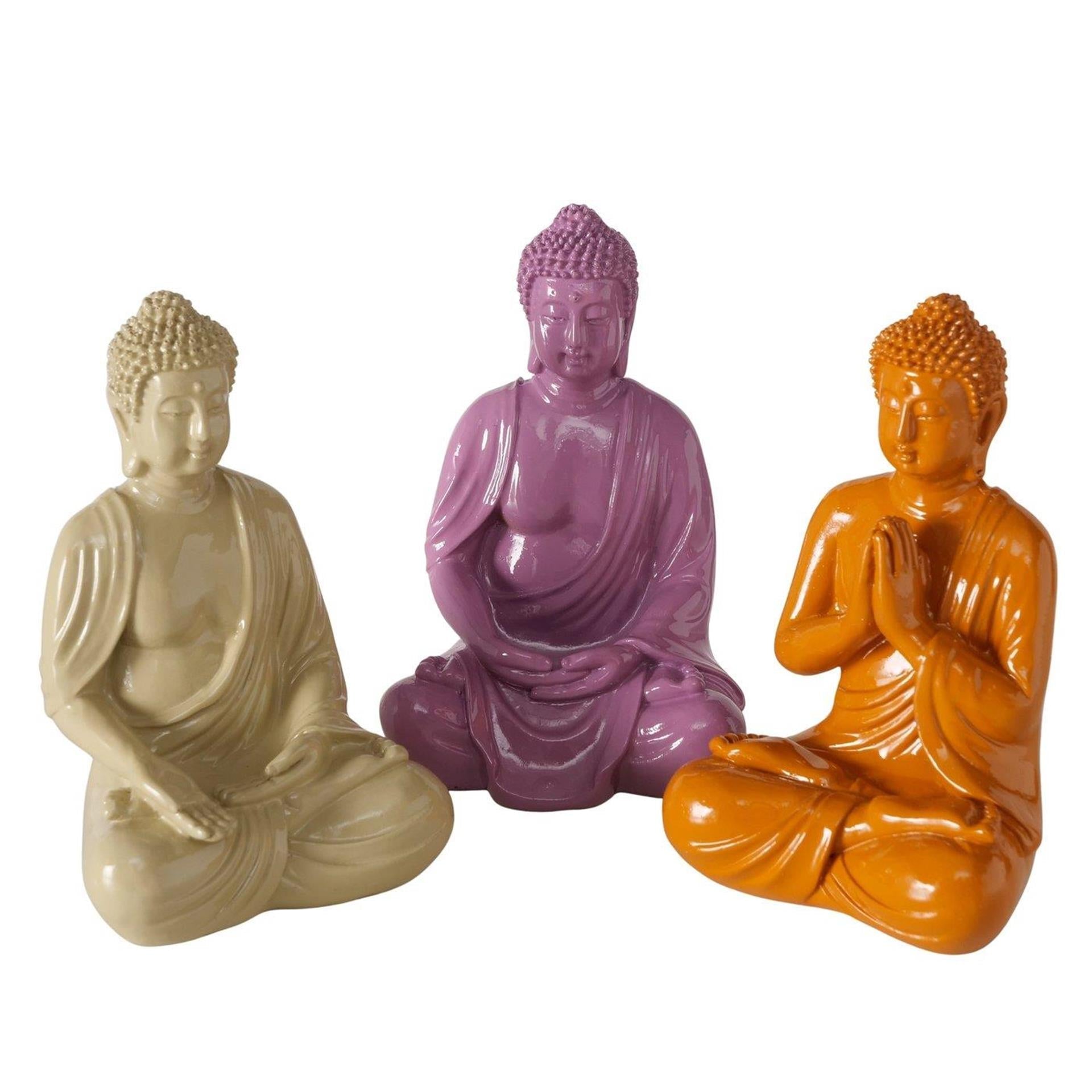 Boltze home figure buddha 6.5x5x10cm-0