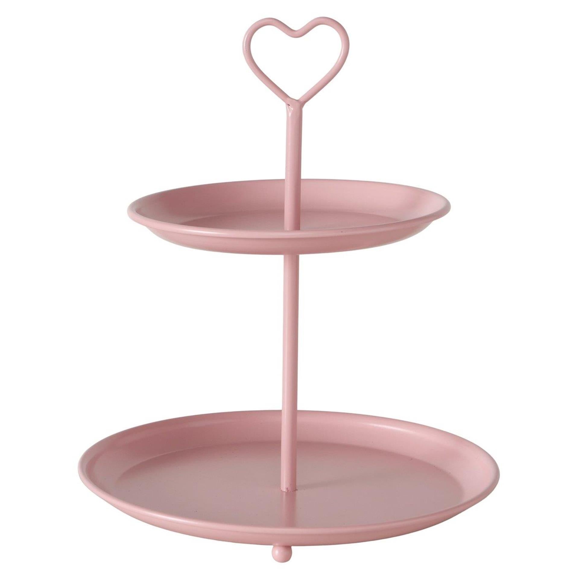 Boltze home etagère pink ø21xh25cm-0