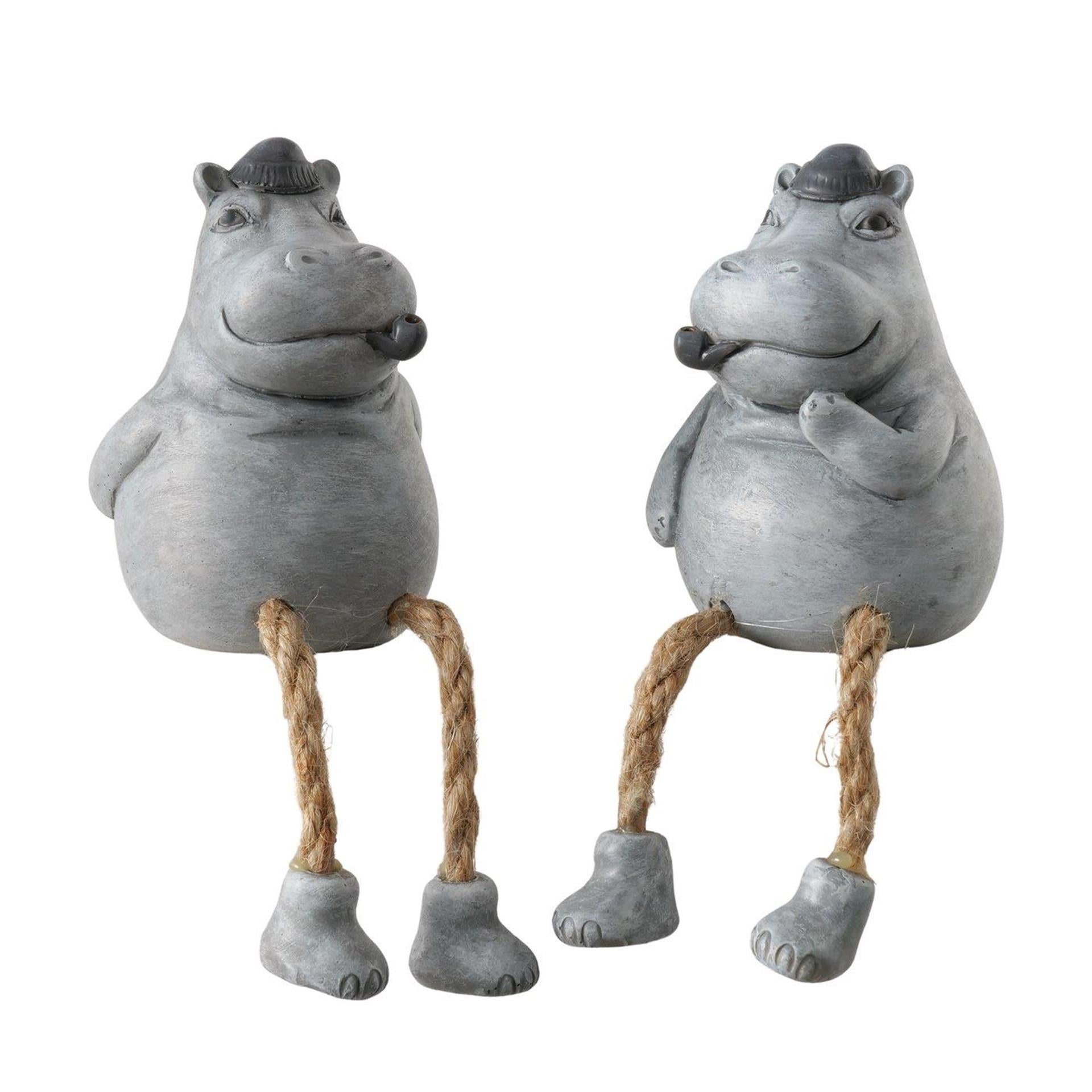 Boltze home dangling hippo legs-0