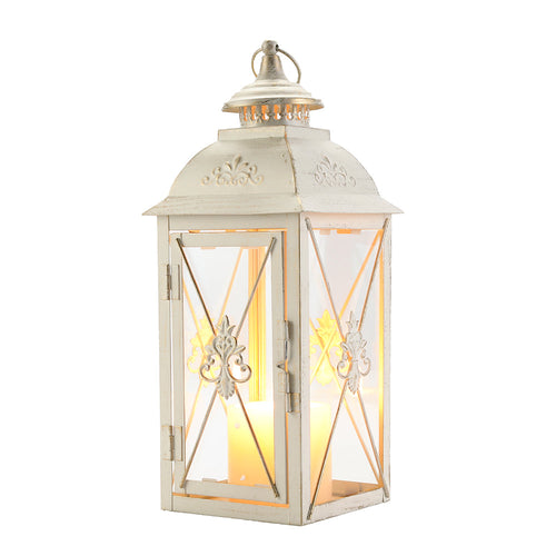 13.5'' Vintage Metal High Decorative Hanging Lantern Candle Holder