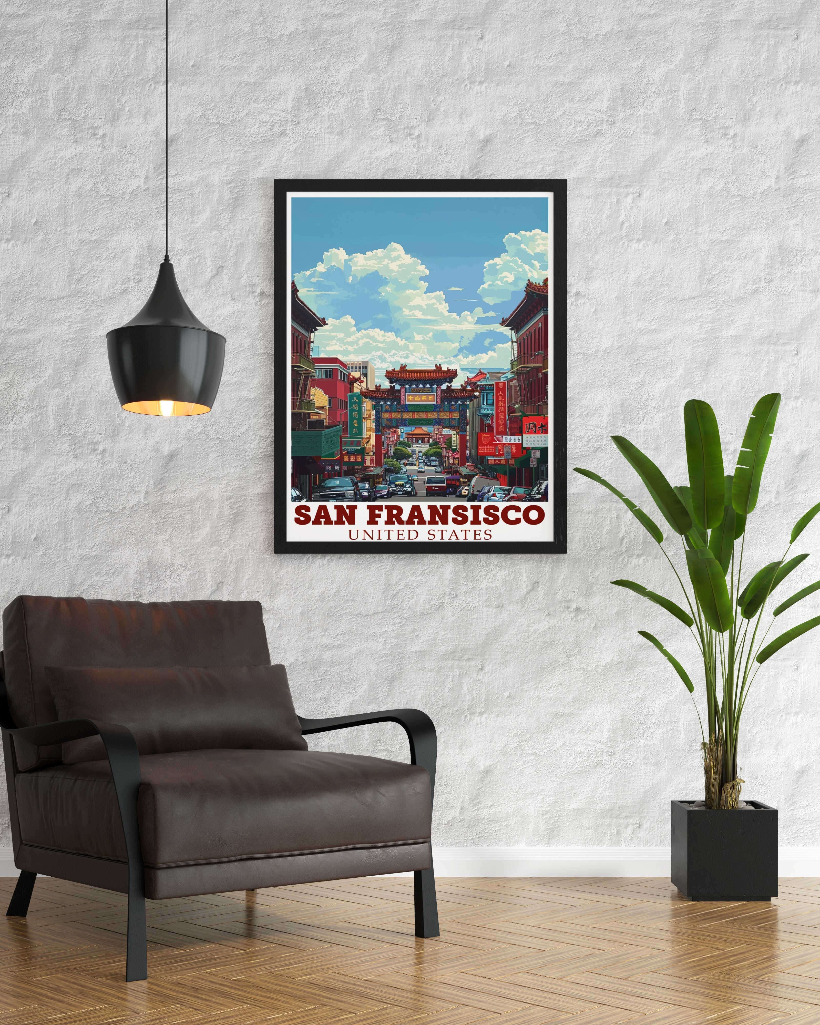 San Fransisco  Art - Dragons Gate   Prints - California Perfect Wall Decor
