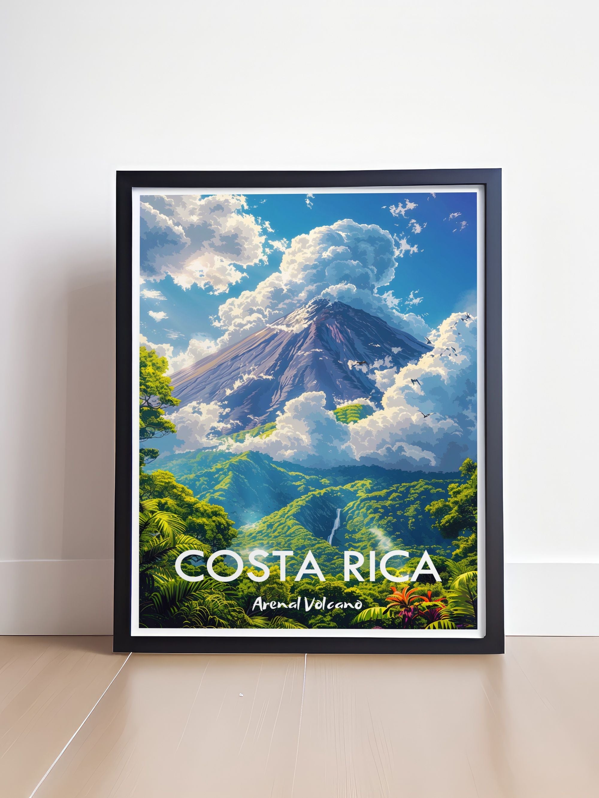 Costa Rica Home Decor - Arenal Volcano  Art Prints  - Arenal Volcano  Wall Art