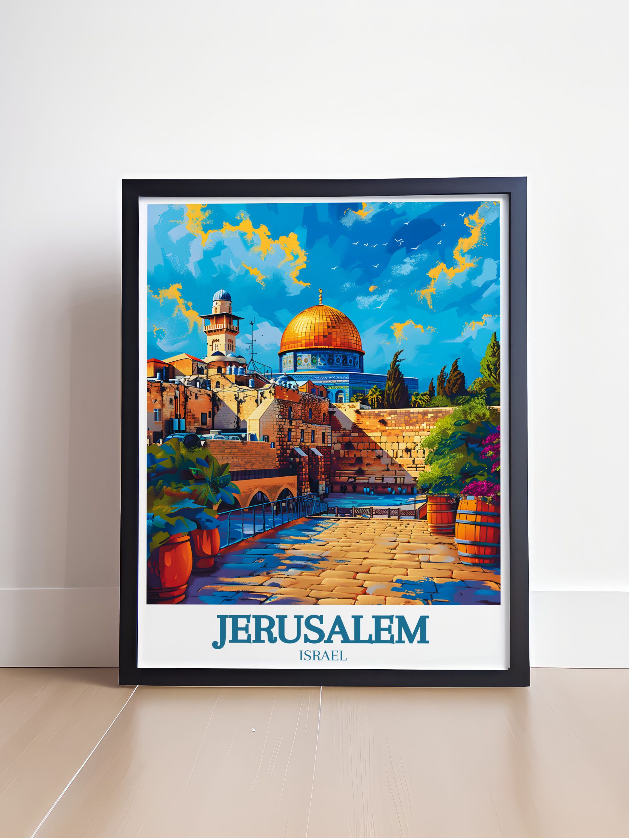 Israel Canvas Art - Jerusalem Home Decor  - Western Wall  Art Prints