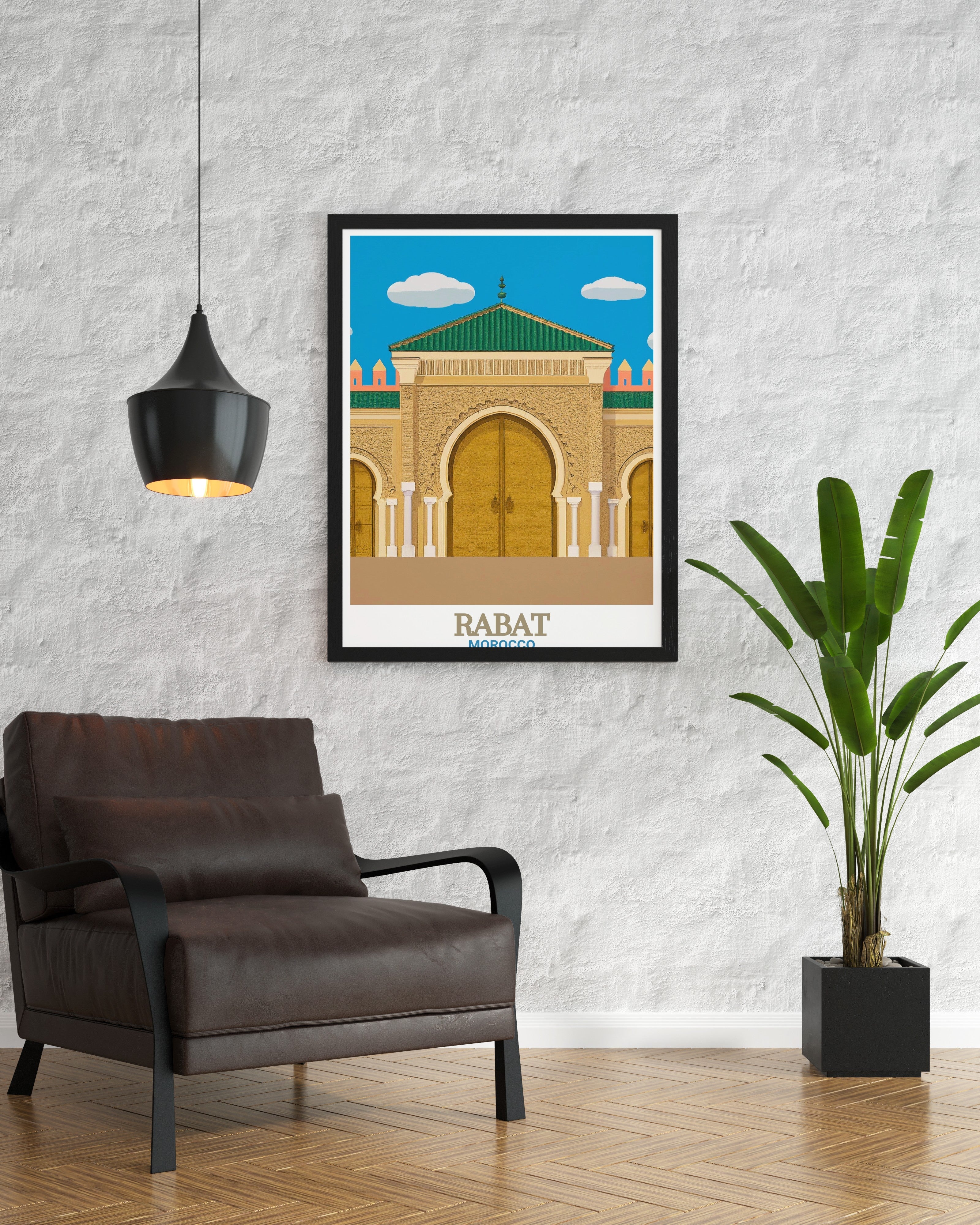 Rabat  Art - Royal Palace  Wall Decor - Morocco  Framed Prints