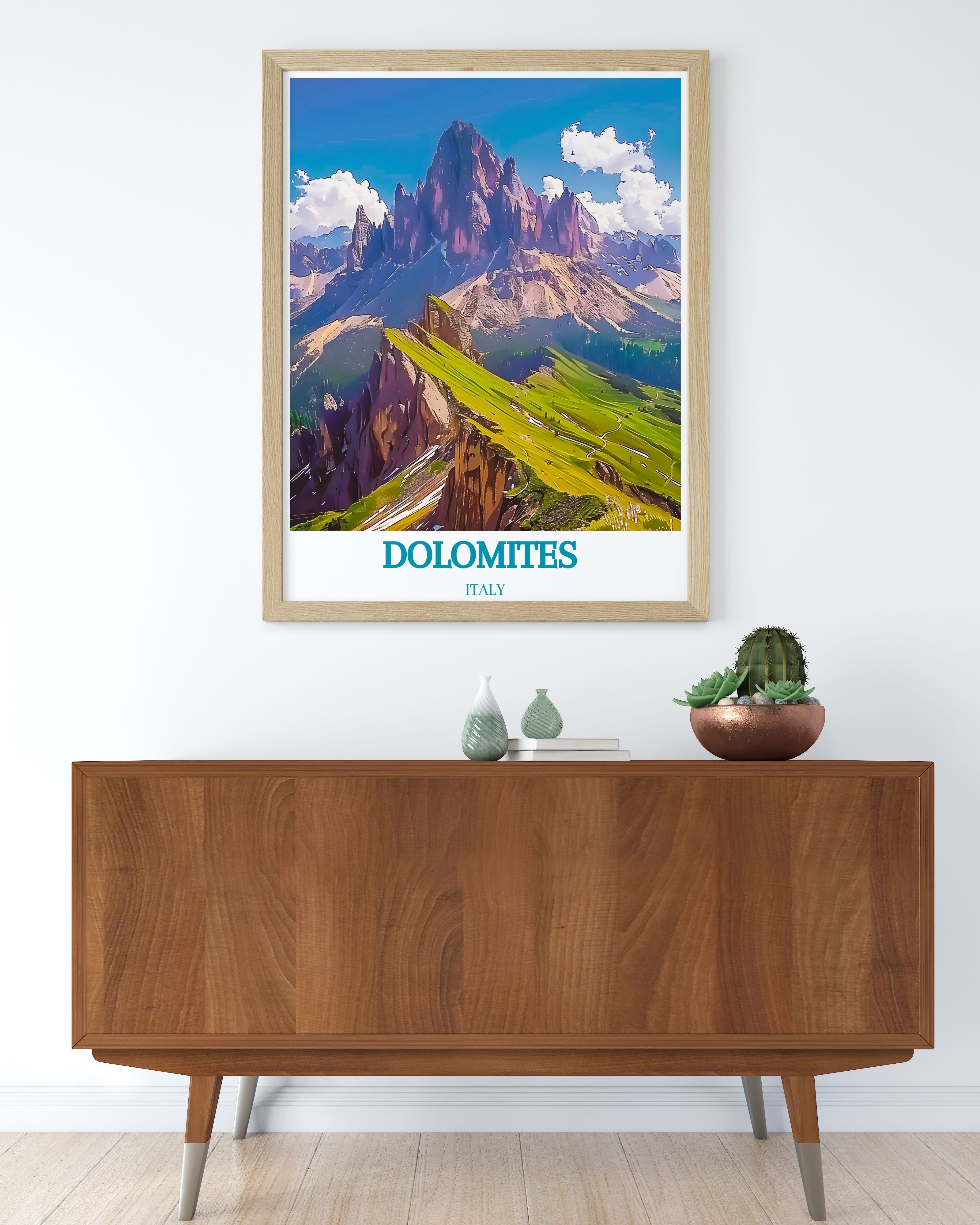 Dolomites Modern Wall Decor Seceda Home Decor Italy Fine Art Prints