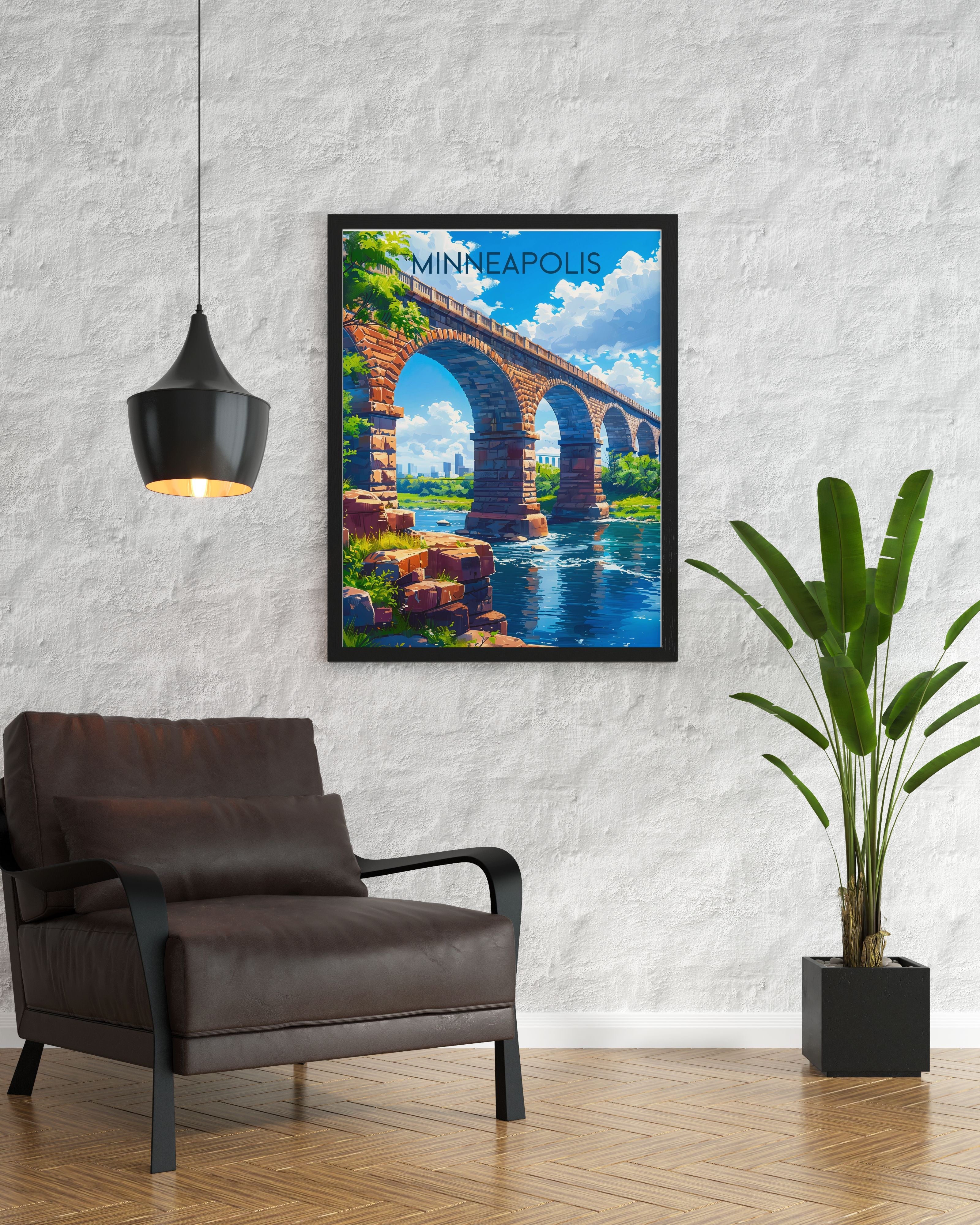 Minneapolis Wall Decor - Stone Arch Bridge  Art Prints - Minneapolis Canvas Art