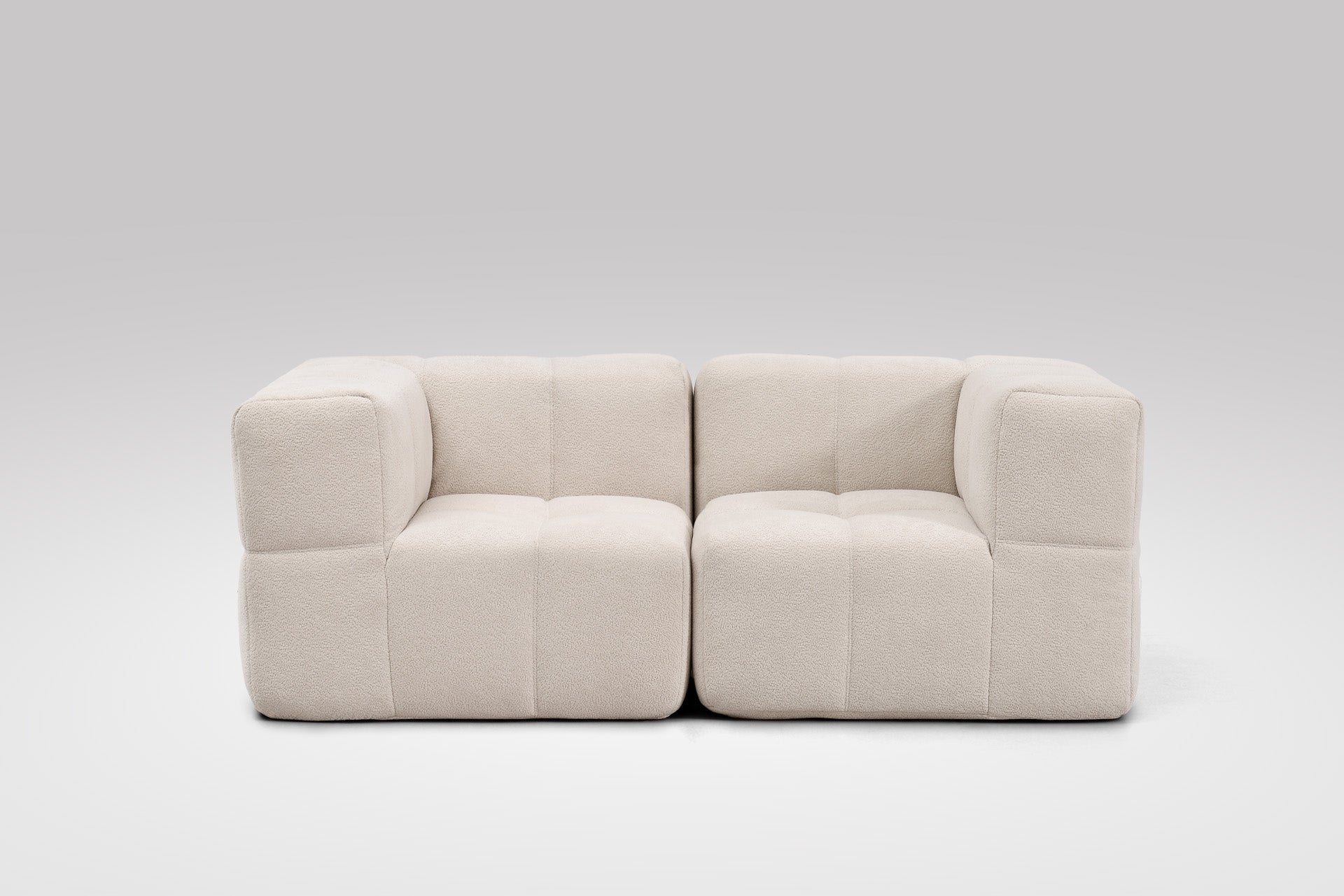 2 Teiliges Modulares Sofa – Beige-1