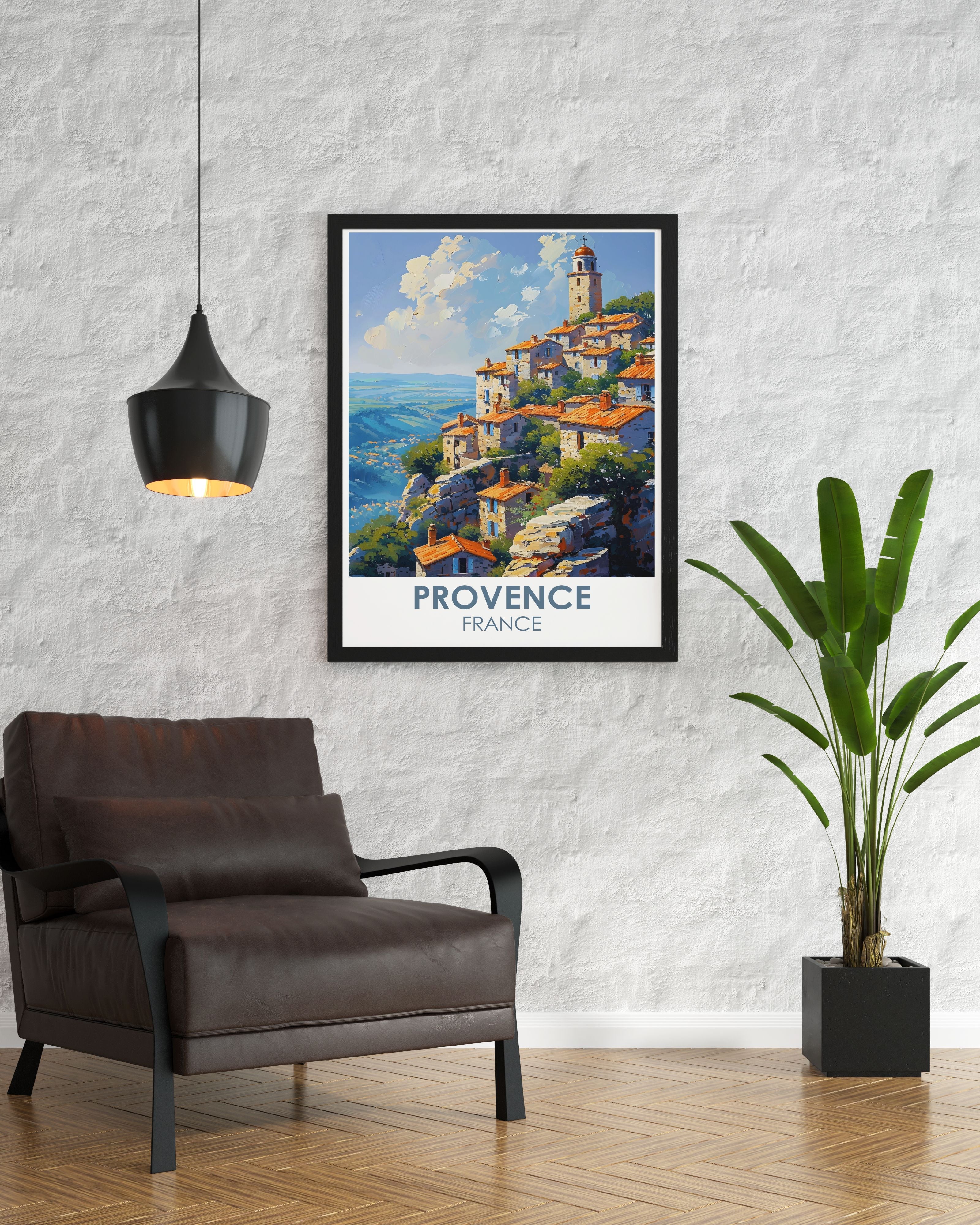Provence Custom Prints Gordes Fine Art Prints France Modern Wall Decor
