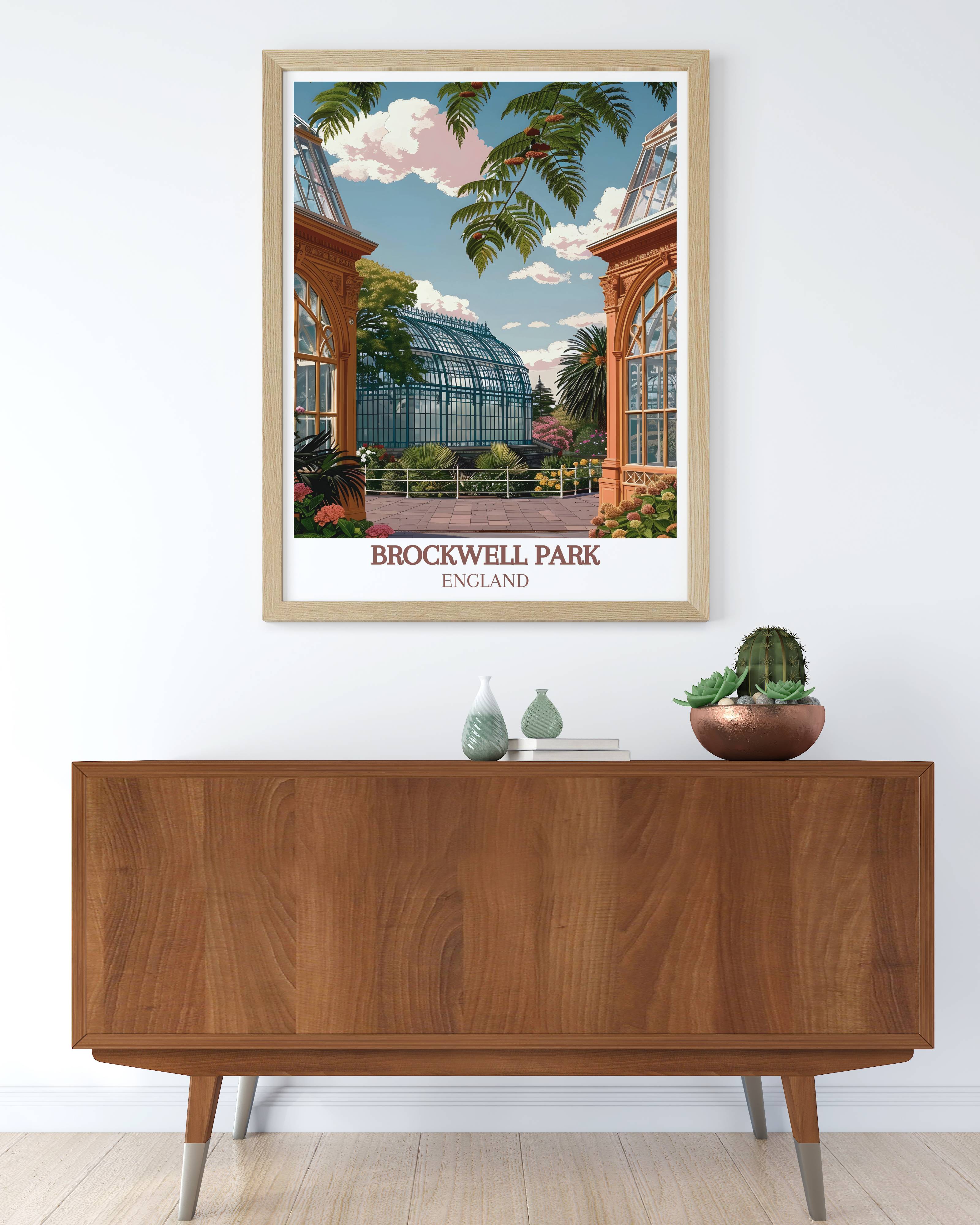 Brockwell Park Fine Art Prints Brockwell Park Greenhouses Wall Art England Wall Decor
