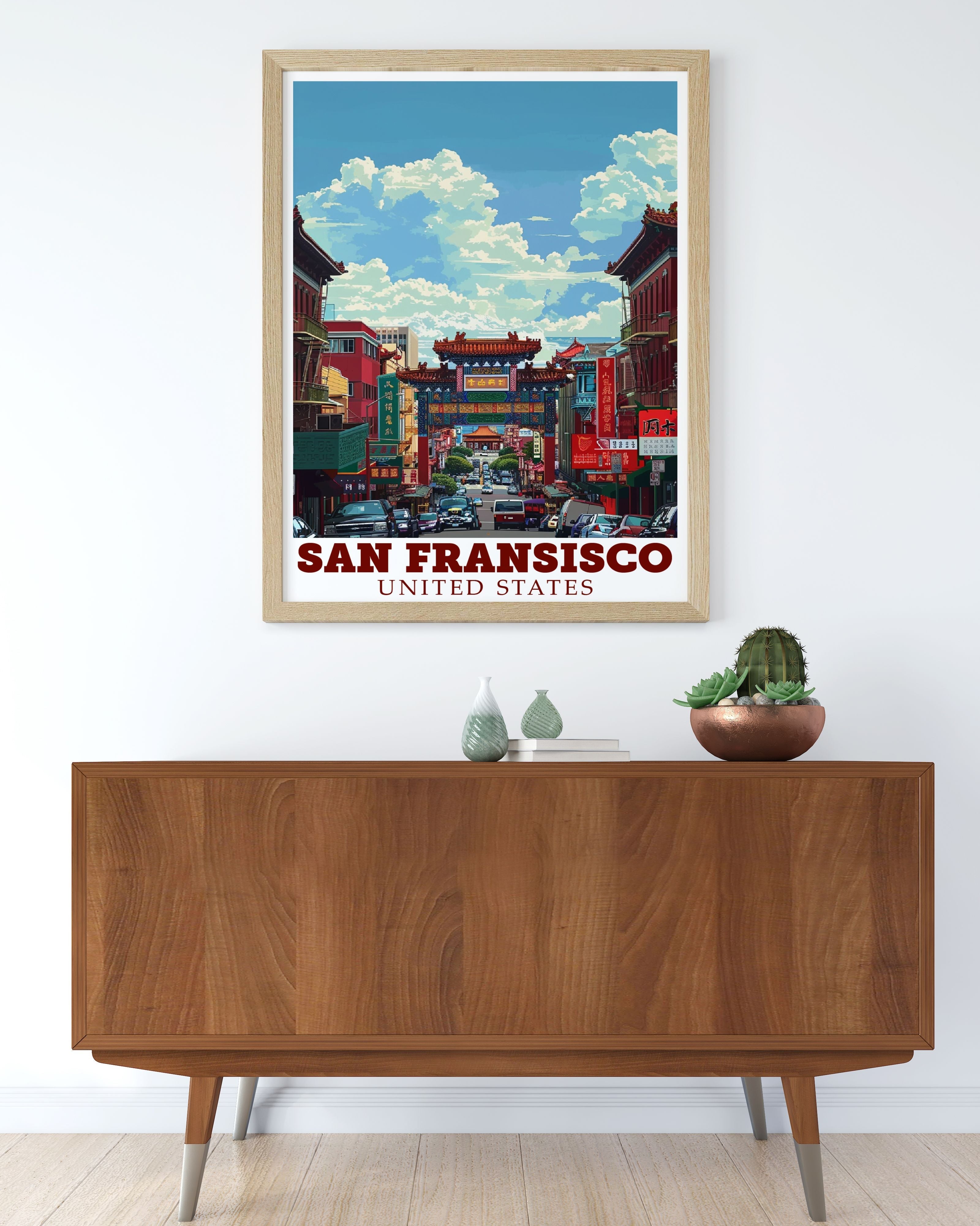 San Fransisco  Art - Dragons Gate   Prints - California Perfect Wall Decor