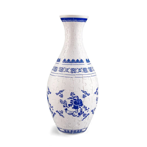 3D Art Puzzle Vase Porcelain Flower Vase-0