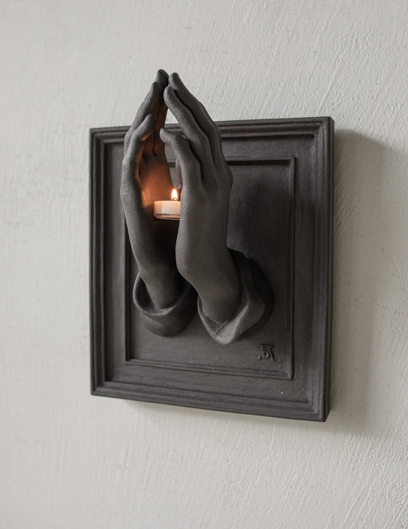 Prayer Hands Candle Holder