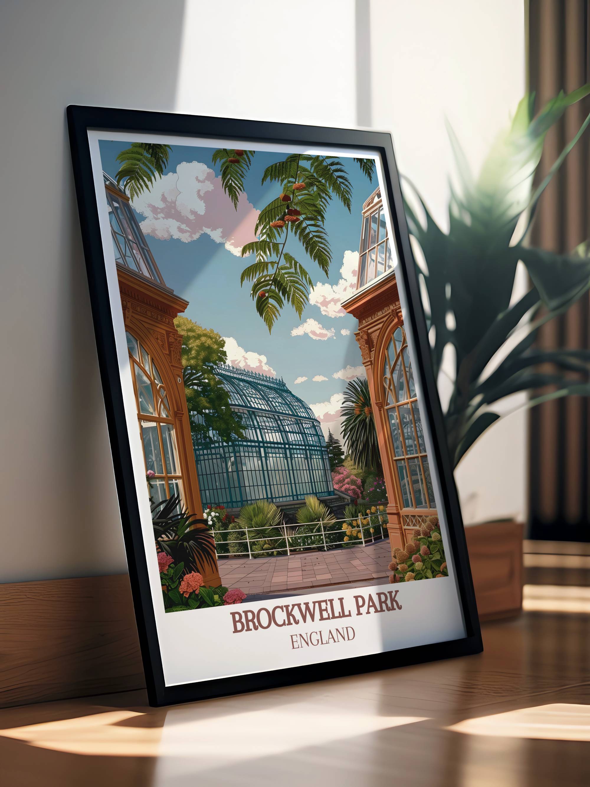 Brockwell Park Fine Art Prints Brockwell Park Greenhouses Wall Art England Wall Decor