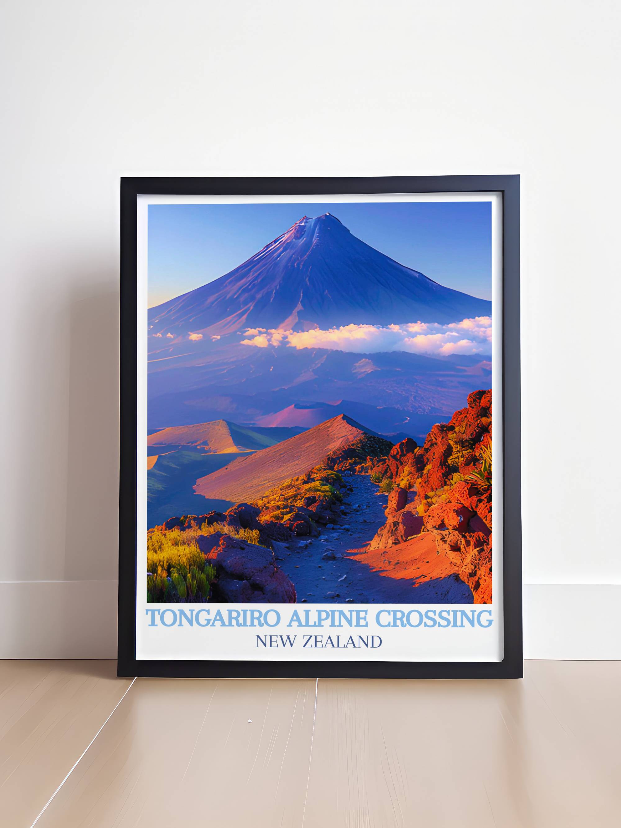 Tongariro Alpine Crossing Wall Decor - Mount Ngauruhoe Wall Art  - New Zealand Prints