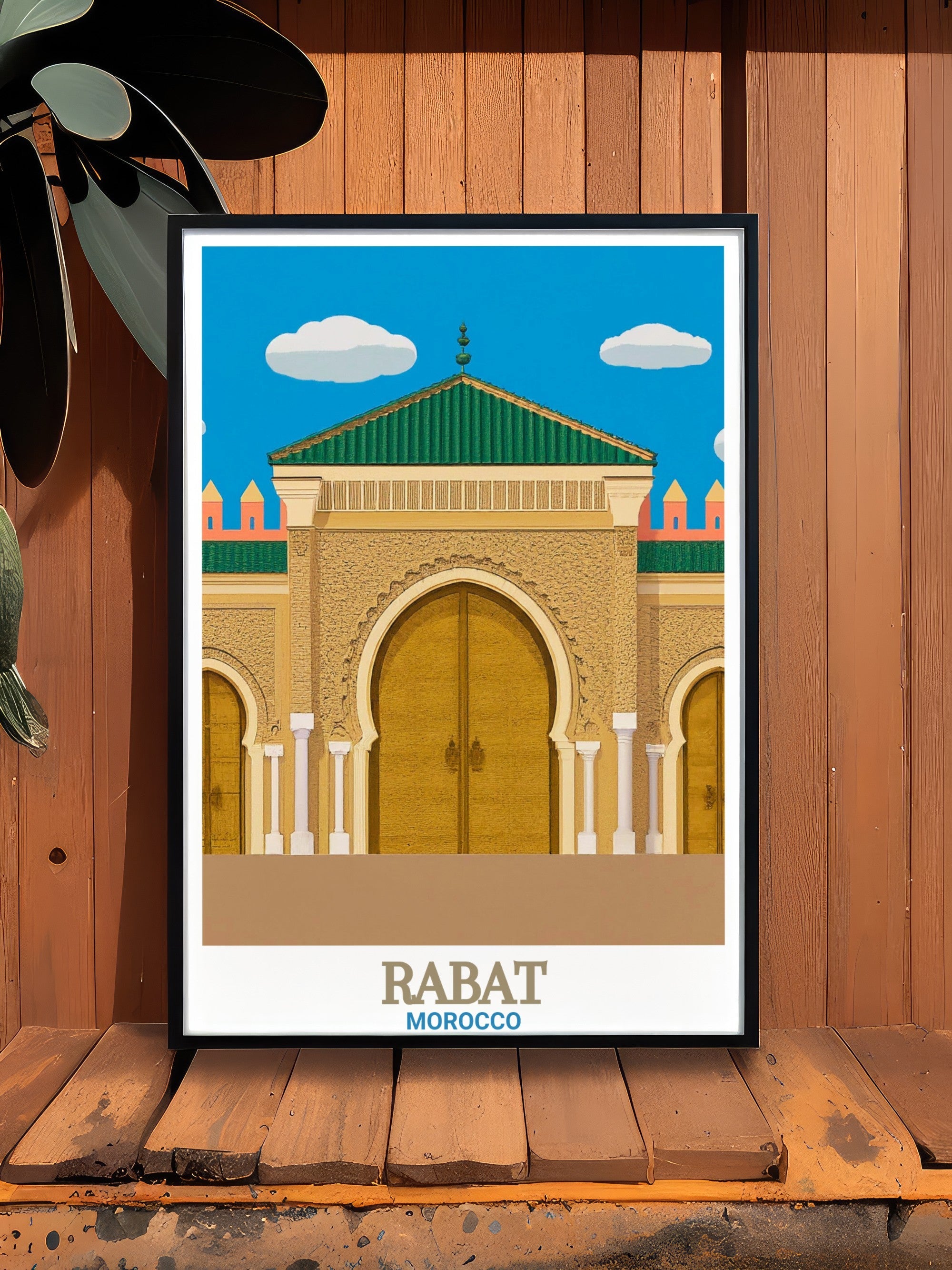 Rabat  Art - Royal Palace  Wall Decor - Morocco  Framed Prints