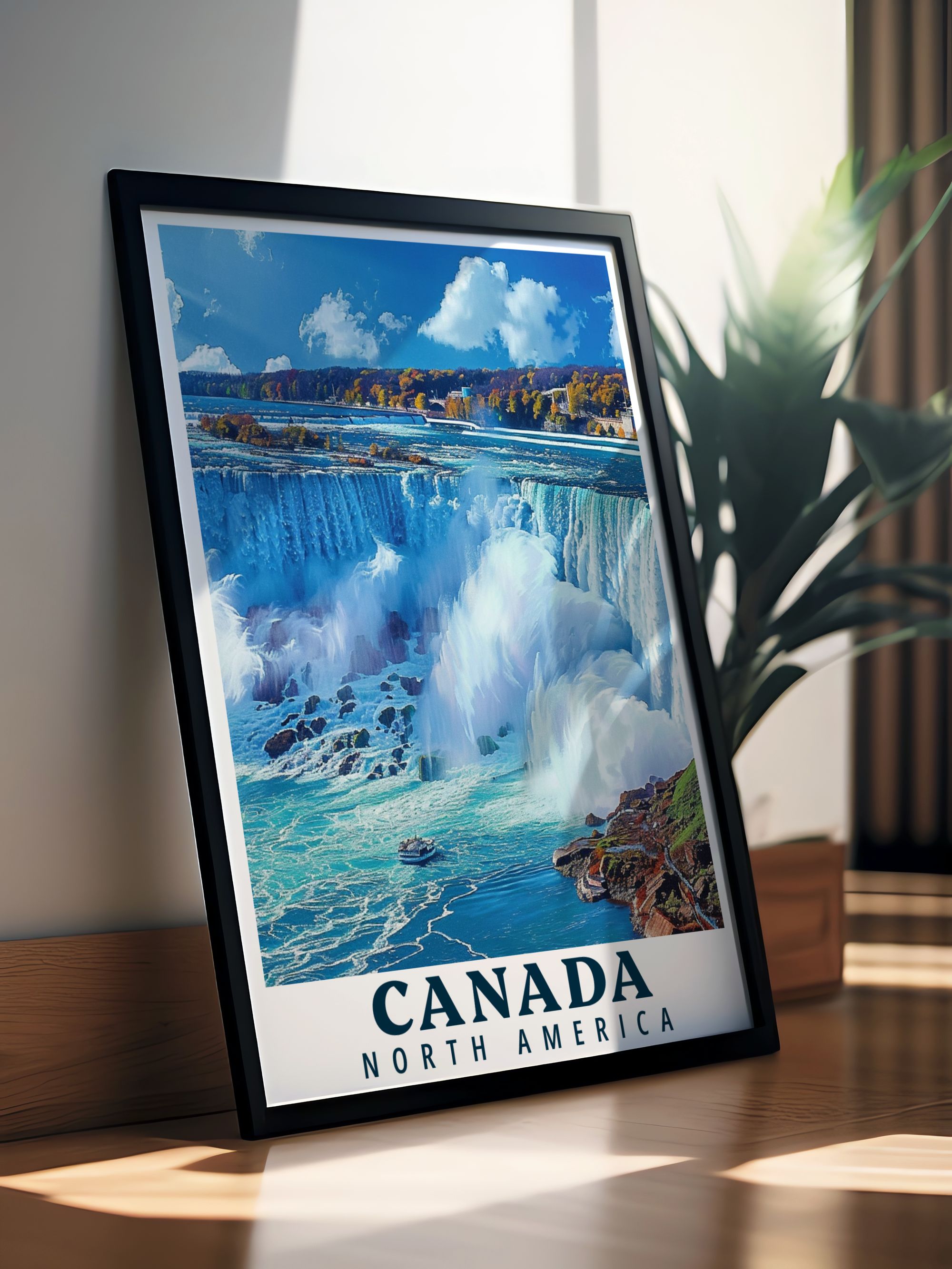 Canada Framed Wall Art - Niagara Falls Wall Decor - Niagara Falls Custom Prints