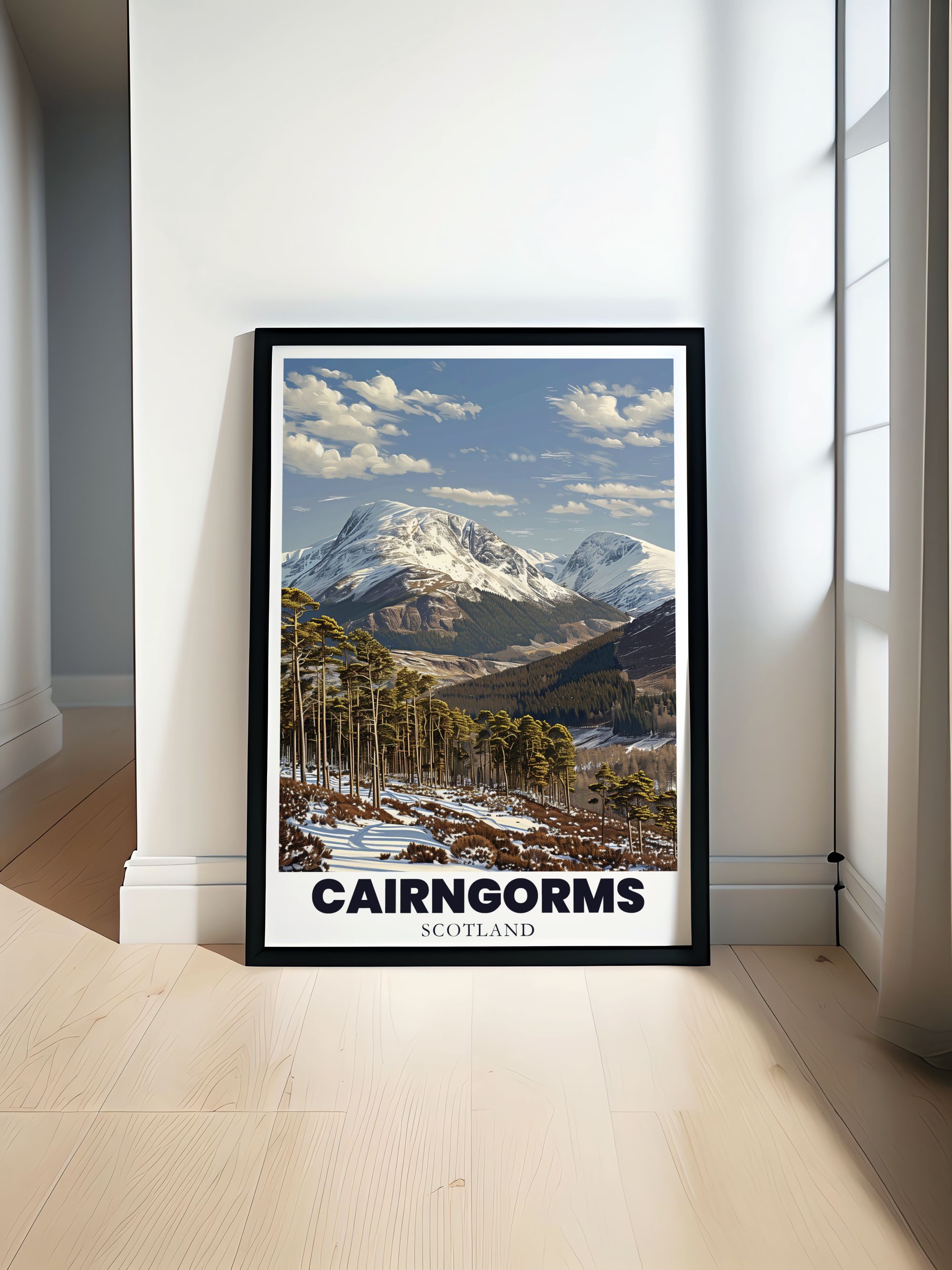 Cairngorms  Art - Cairngorms Mountain Range Prints - Scotland Wall Decor