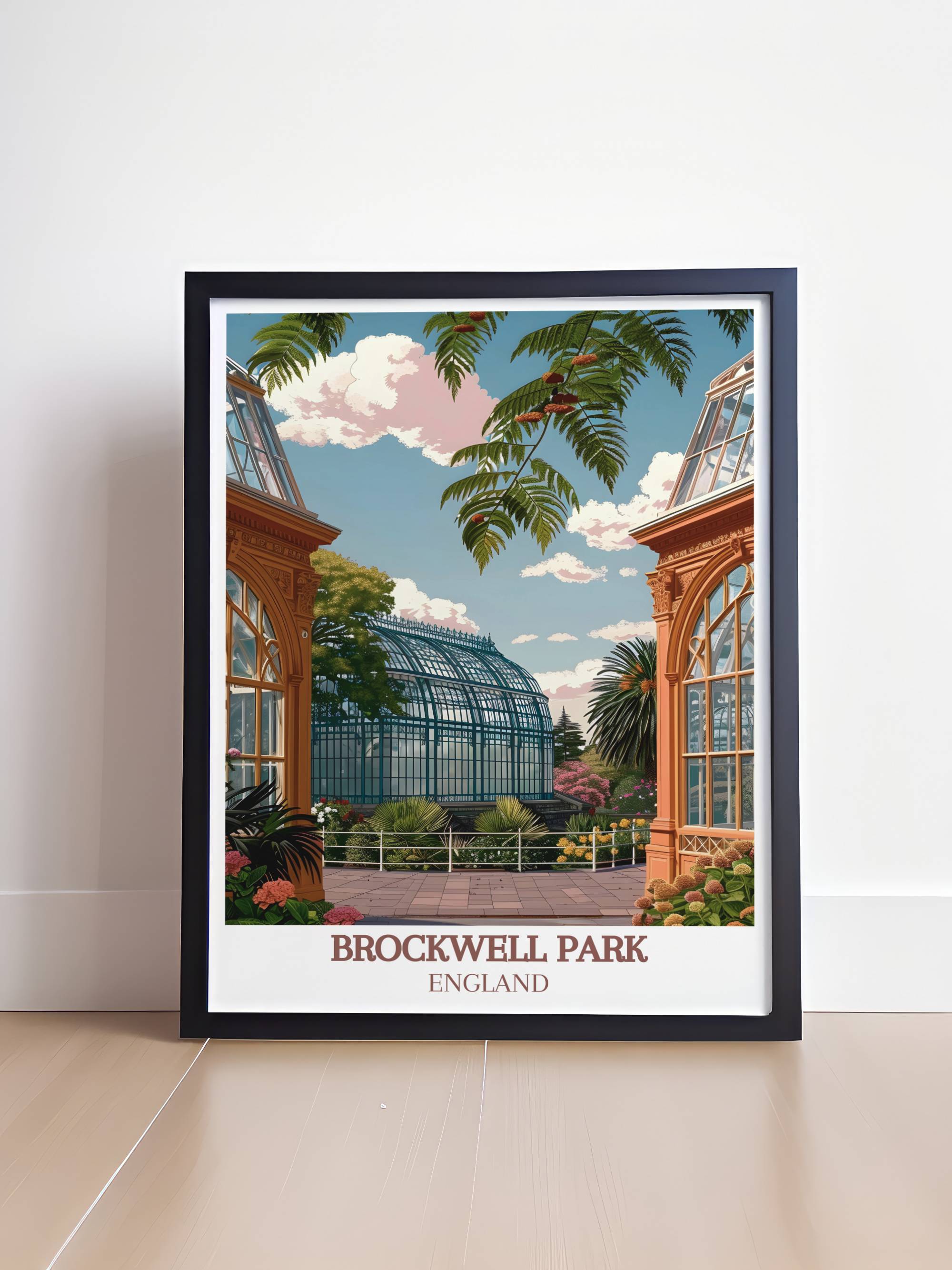 Brockwell Park Fine Art Prints Brockwell Park Greenhouses Wall Art England Wall Decor