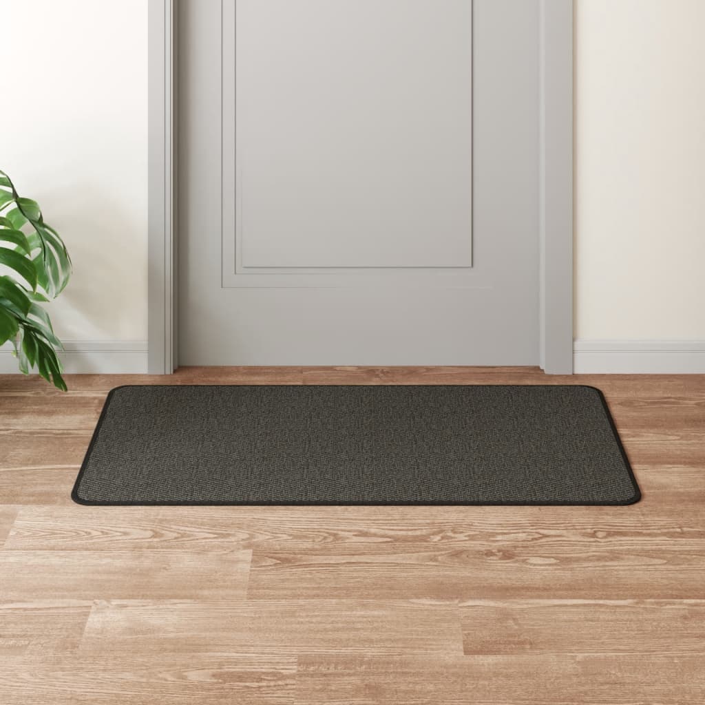 Vidaxl carpet runner 50x100 cm sisal look anthracite