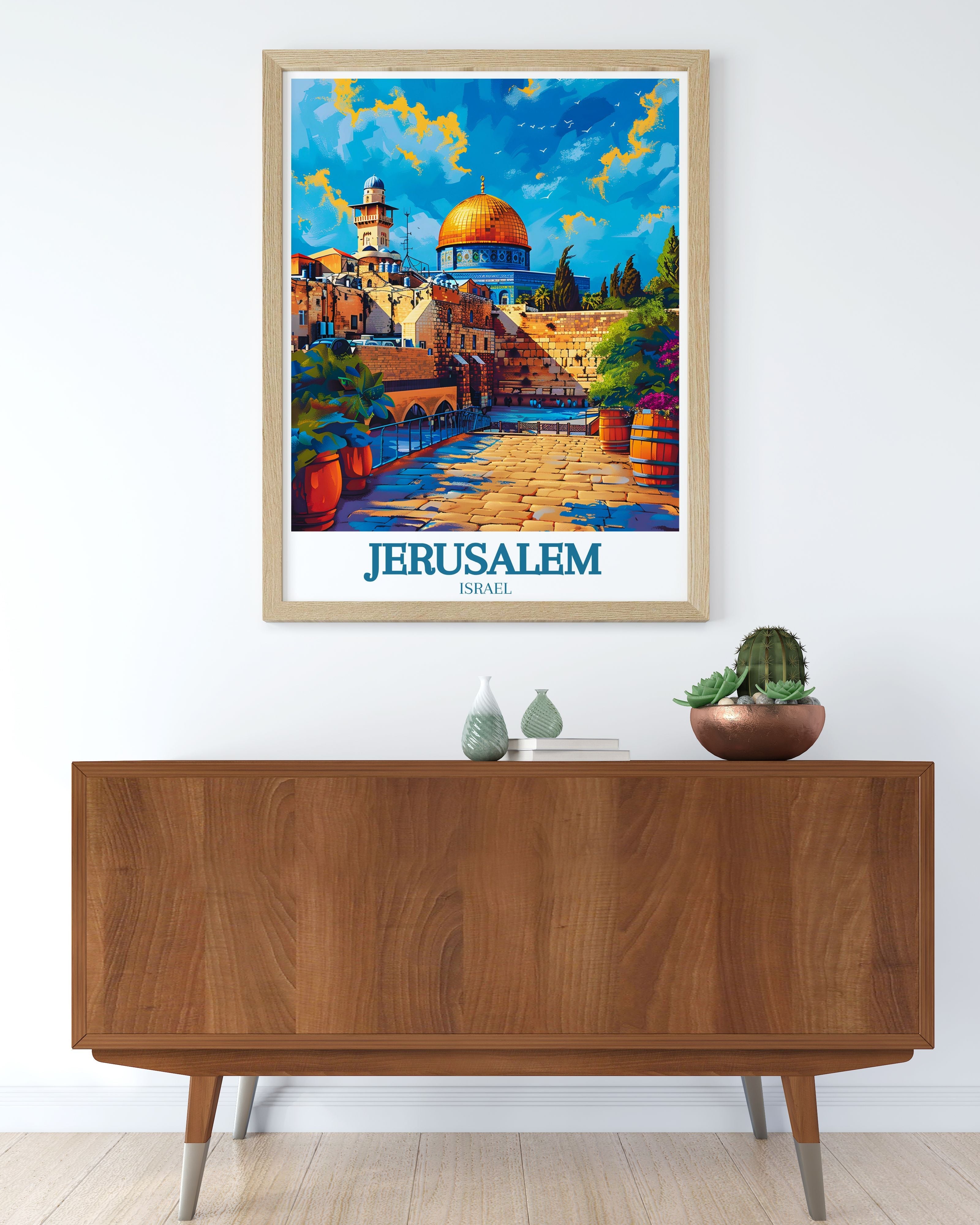Israel Canvas Art - Jerusalem Home Decor  - Western Wall  Art Prints