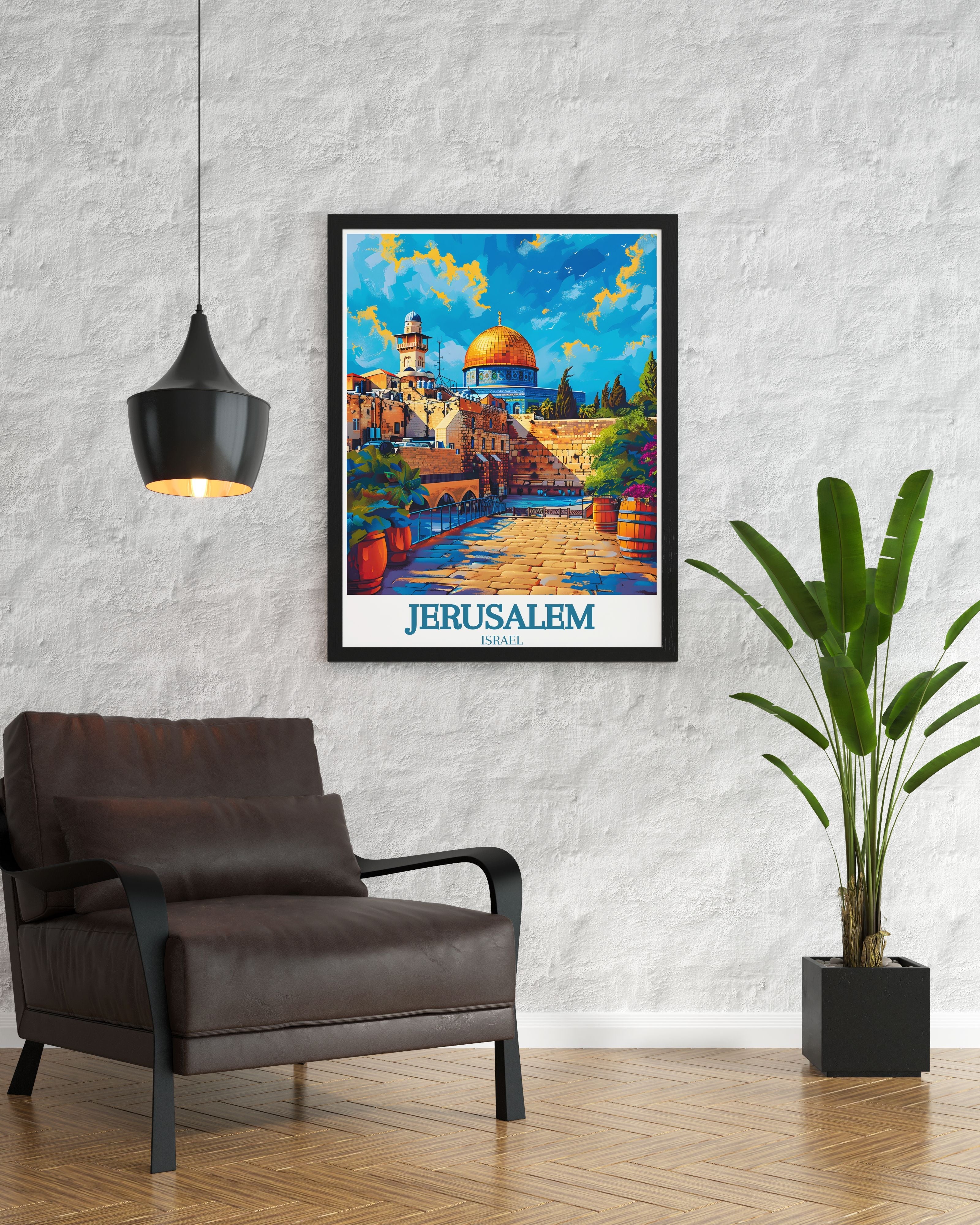 Israel Canvas Art - Jerusalem Home Decor  - Western Wall  Art Prints