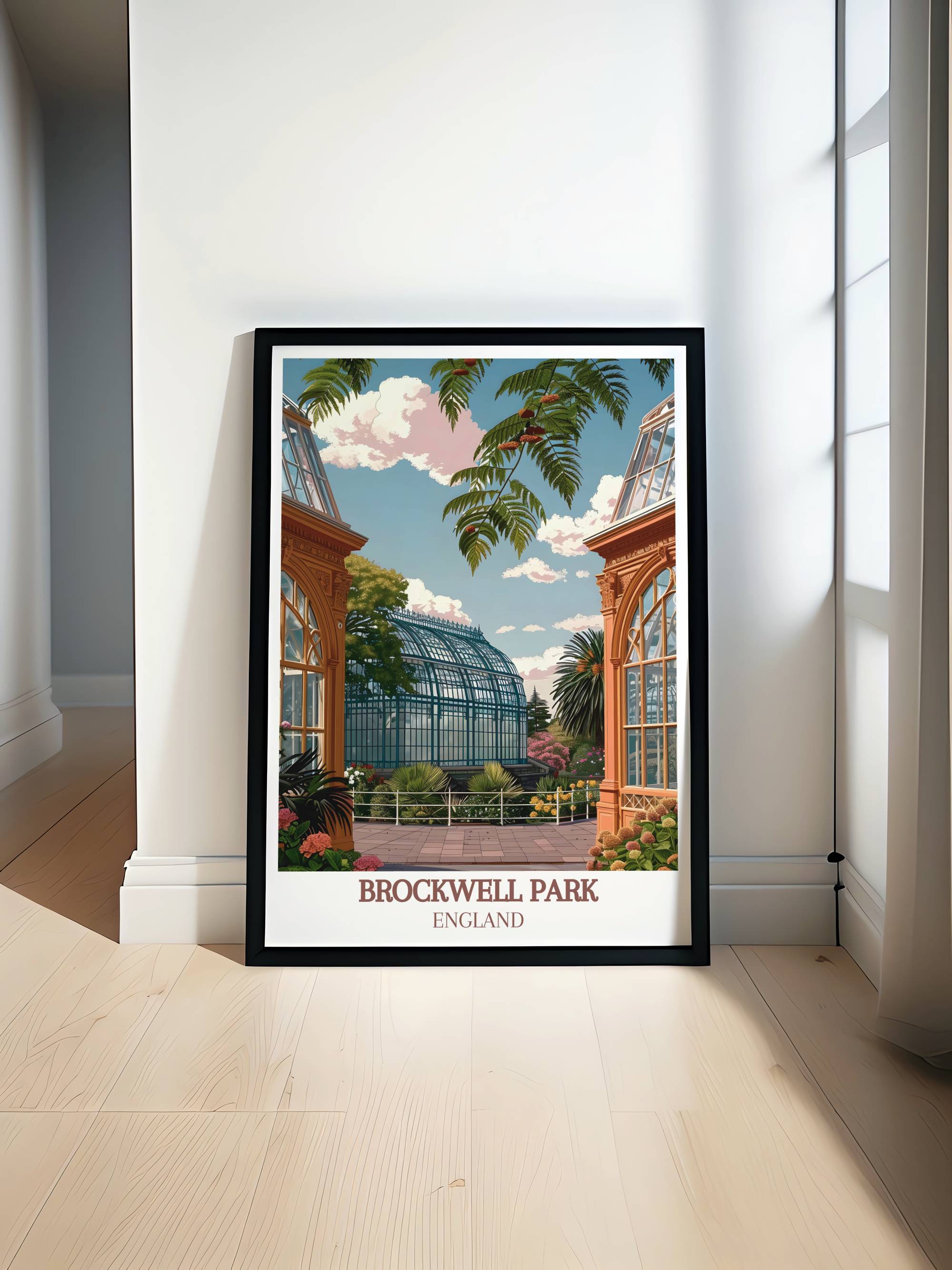 Brockwell Park Fine Art Prints Brockwell Park Greenhouses Wall Art England Wall Decor