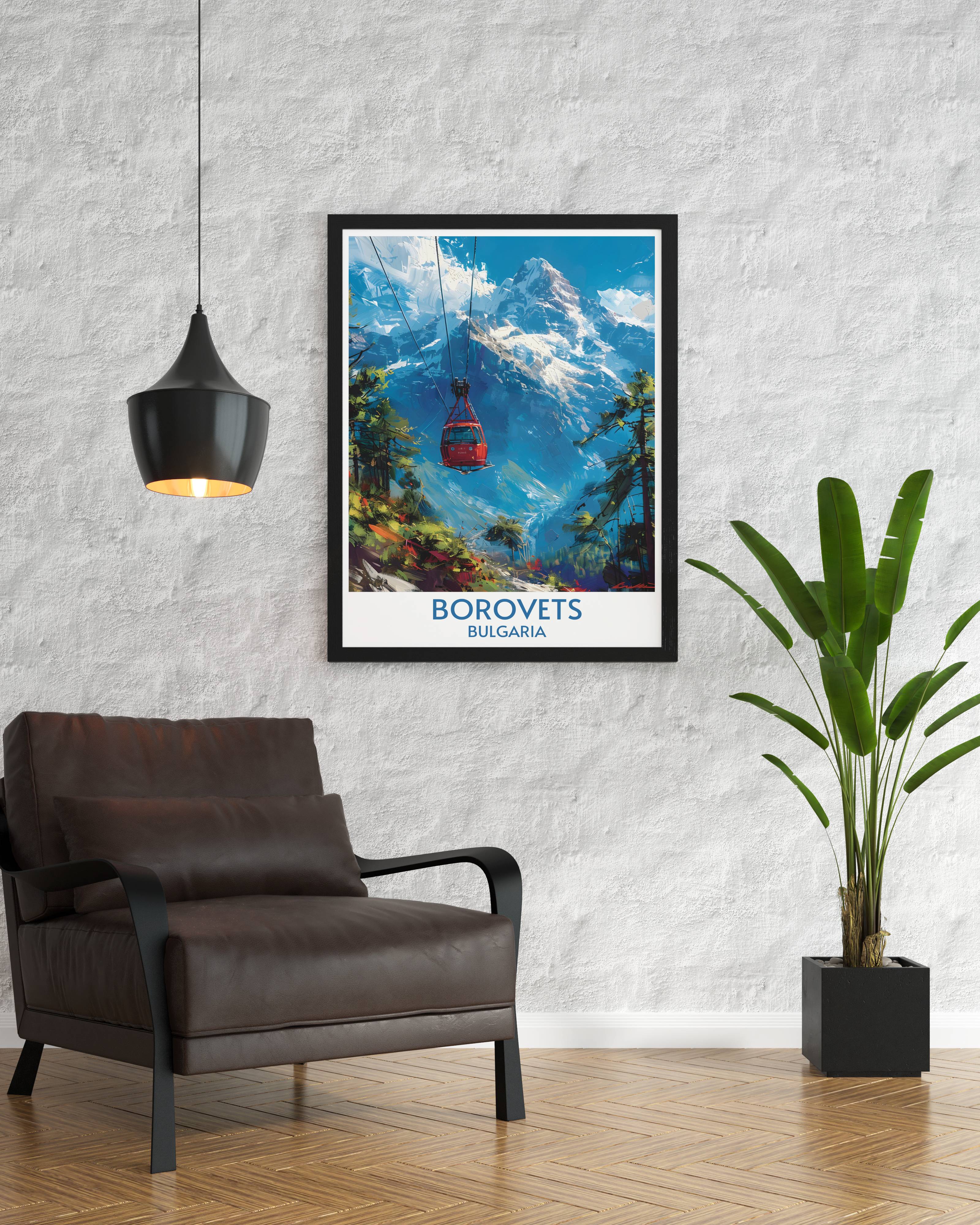 Borovets Ski Resort Wall Decor Yasebrets Peak Art Prints Bulgaria Wall Art