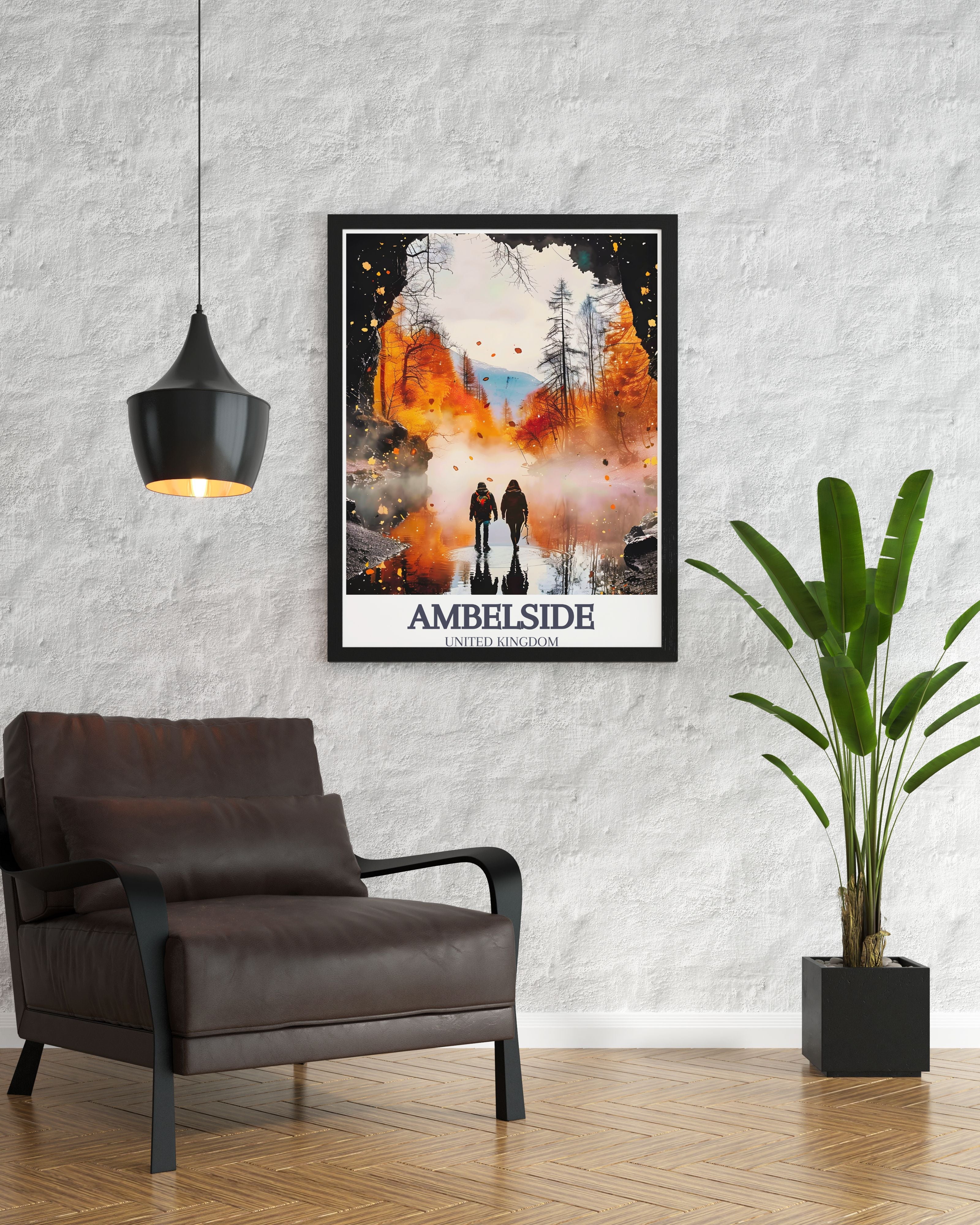 Ambleside Wall Art Rydal Cave Prints Rydal Mount Posters Uk Art Decor
