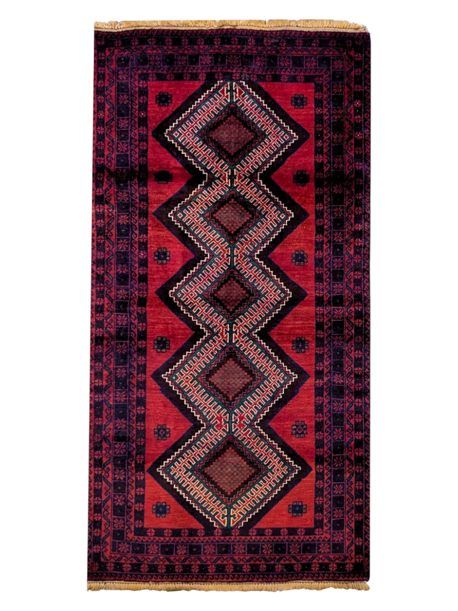 Baluchi Tribal Rug - 202 x 104 cm