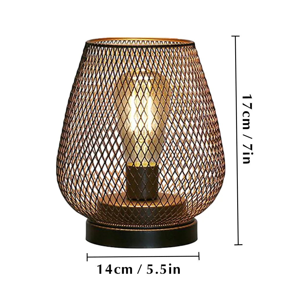 Cordless Metal Candle Holder: Nordic Elegance for Home Decor