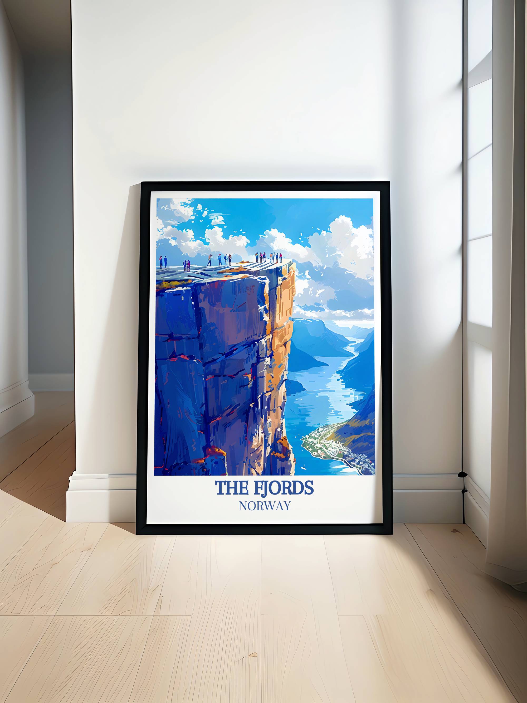 The Fjords Modern Wall Decor Preikestolen Wall Art Norway Prints And Posters