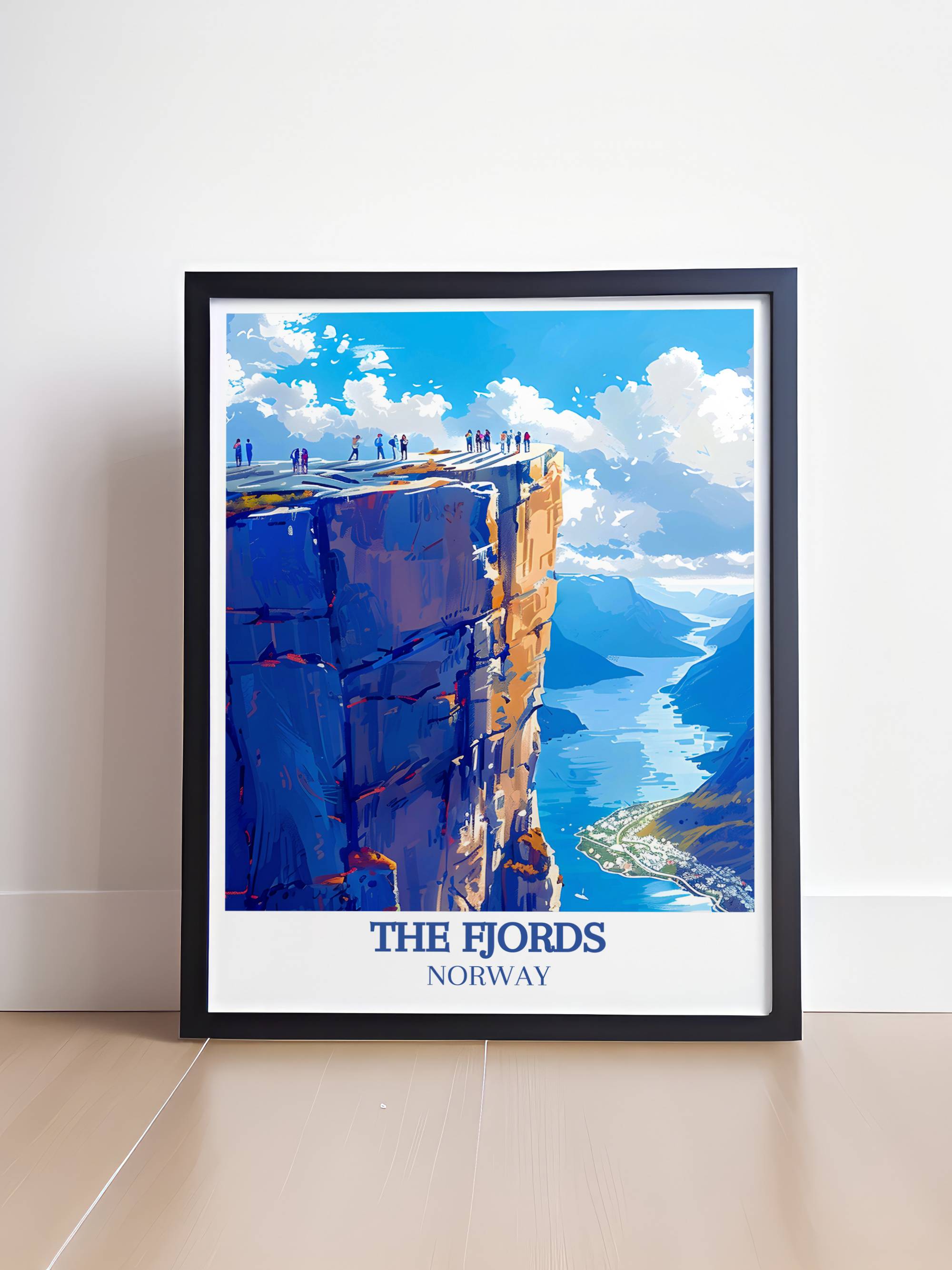 The Fjords Modern Wall Decor Preikestolen Wall Art Norway Prints And Posters