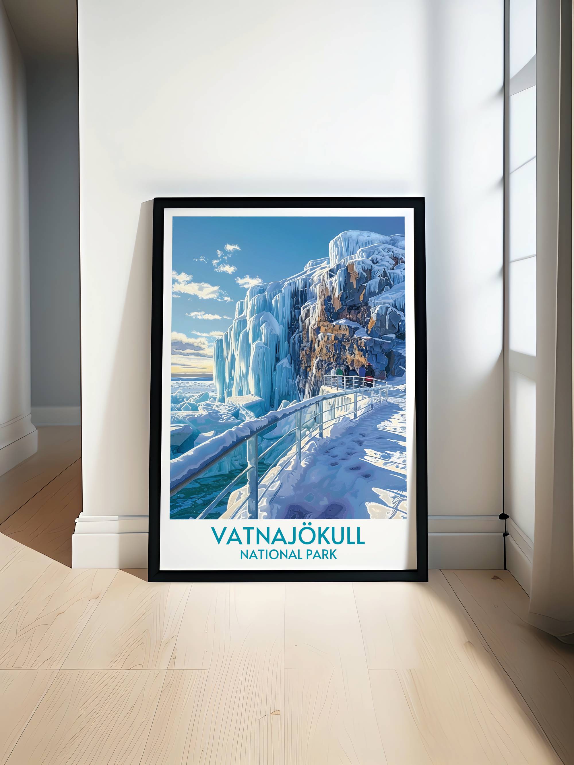 Vatnajökull National Park Wall Decor - Vatnajökull Glacier Wall Art - National Park Prints