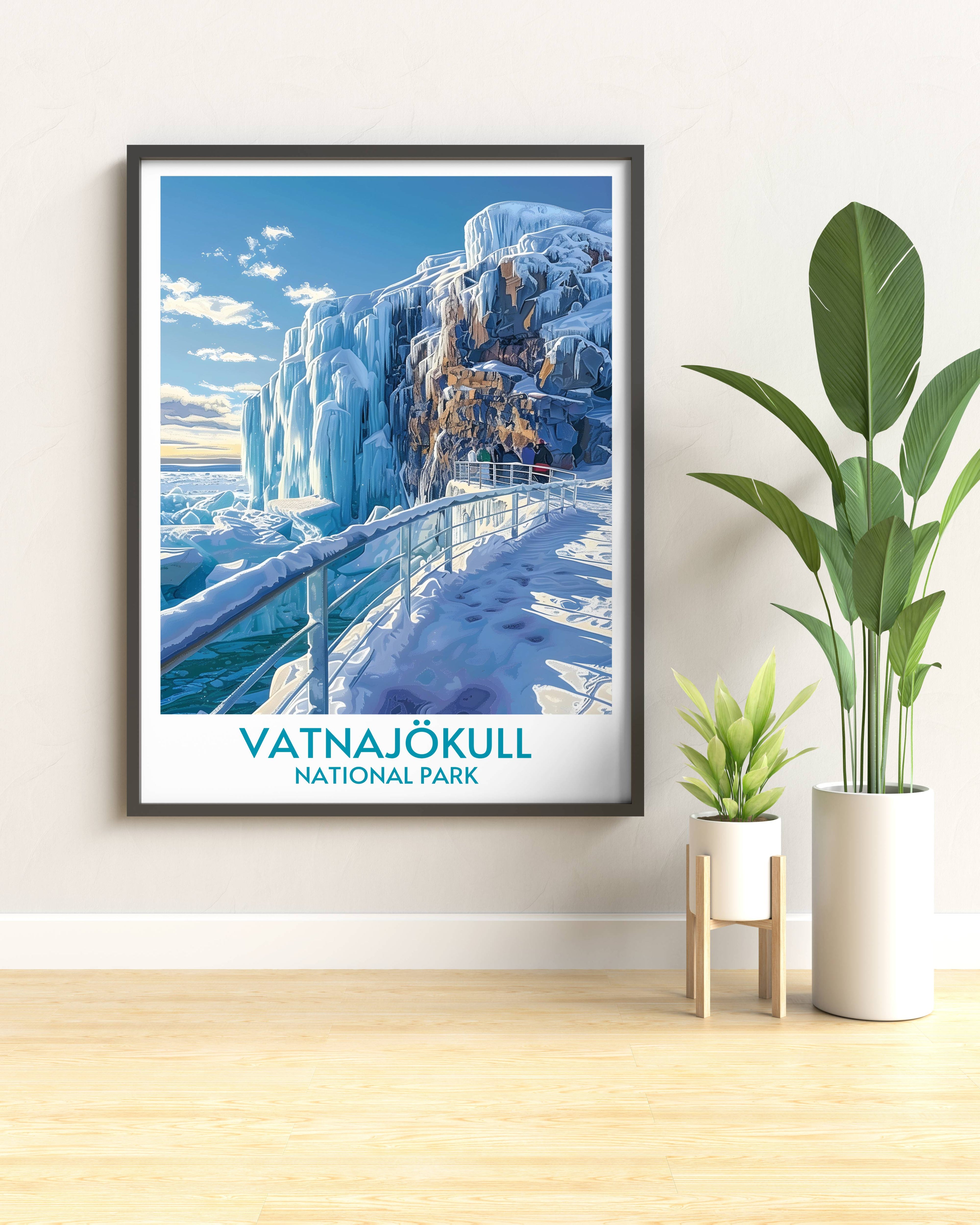 Vatnajökull National Park Wall Decor - Vatnajökull Glacier Wall Art - National Park Prints