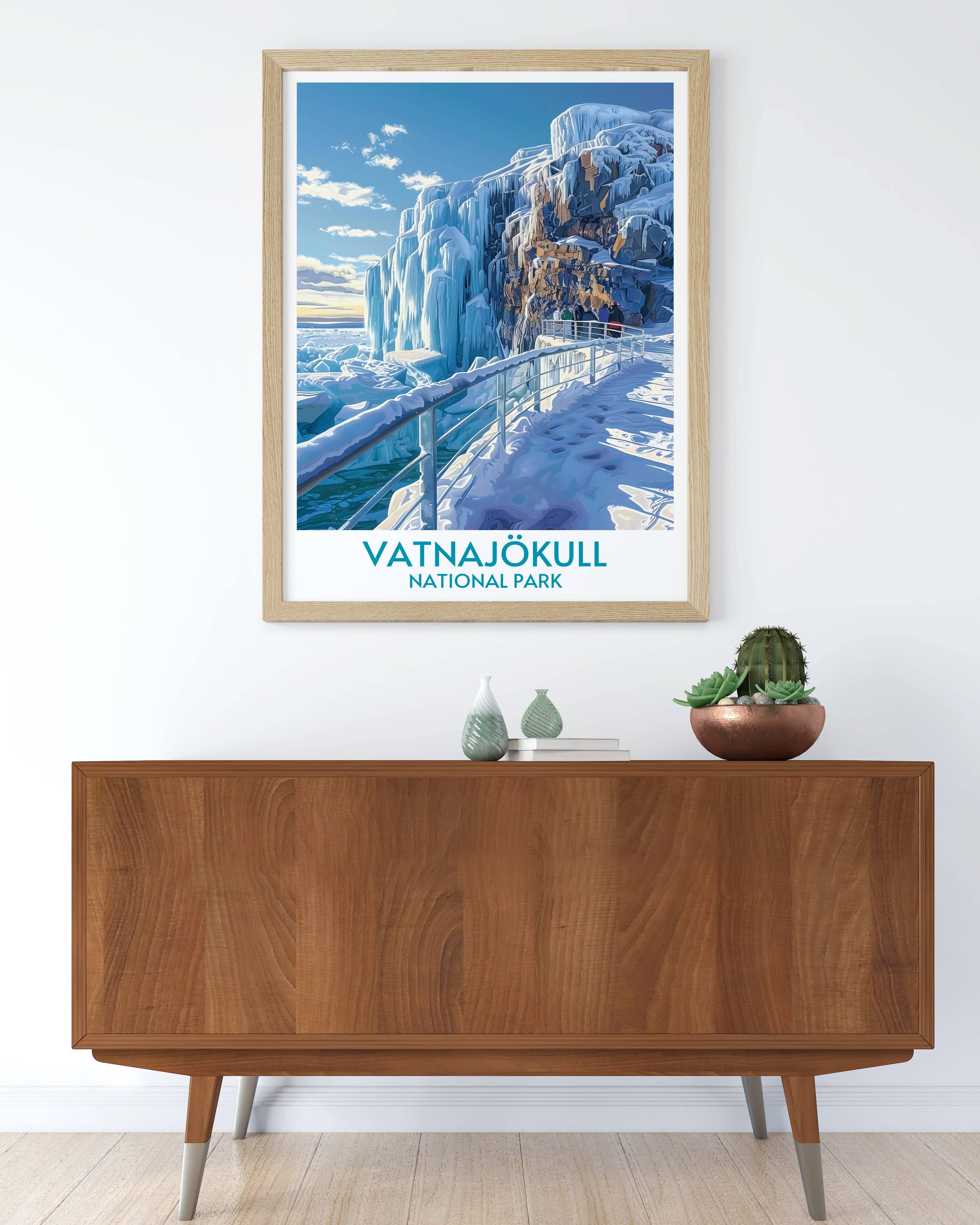 Vatnajökull National Park Wall Decor - Vatnajökull Glacier Wall Art - National Park Prints