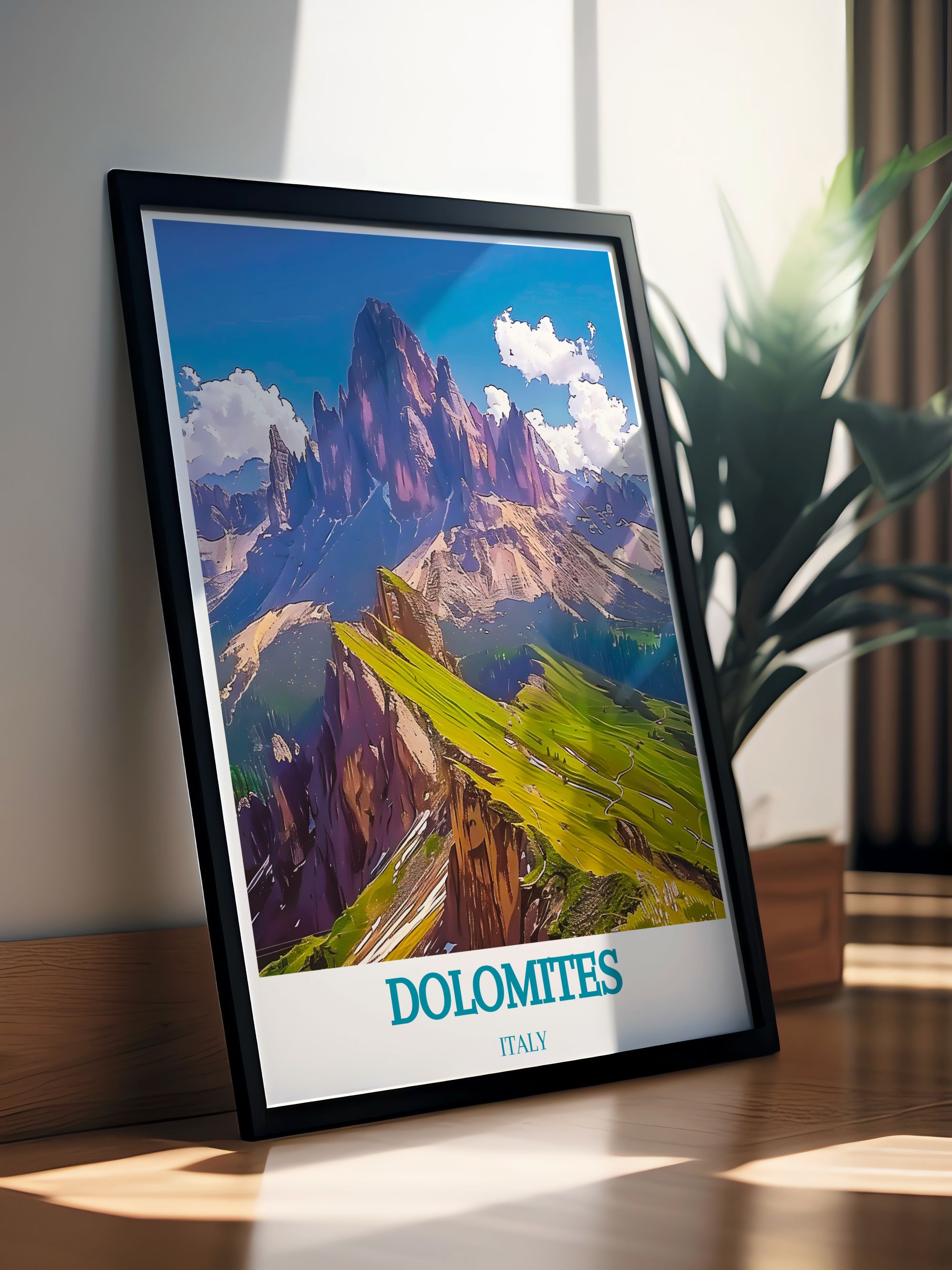 Dolomites Modern Wall Decor Seceda Home Decor Italy Fine Art Prints
