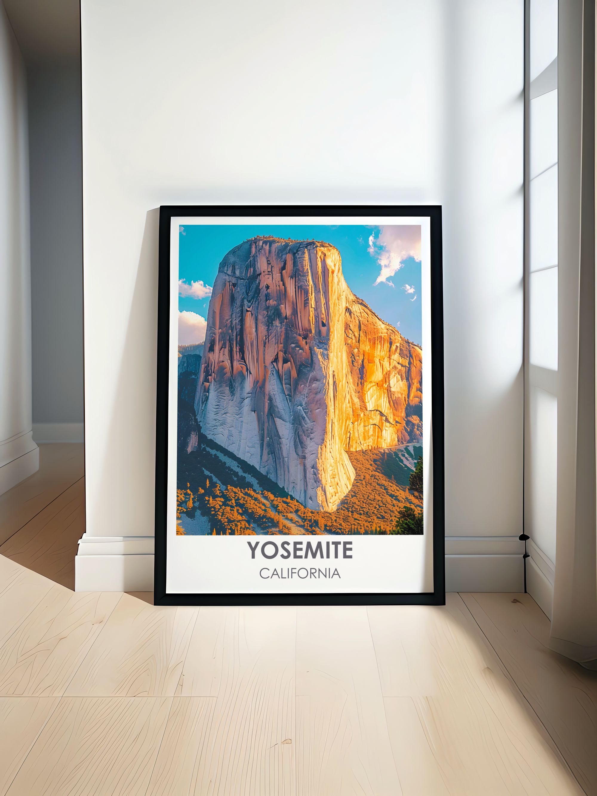 Yosemite   Art Prints - El Capitan Wall Art Decor - California Canvas Art