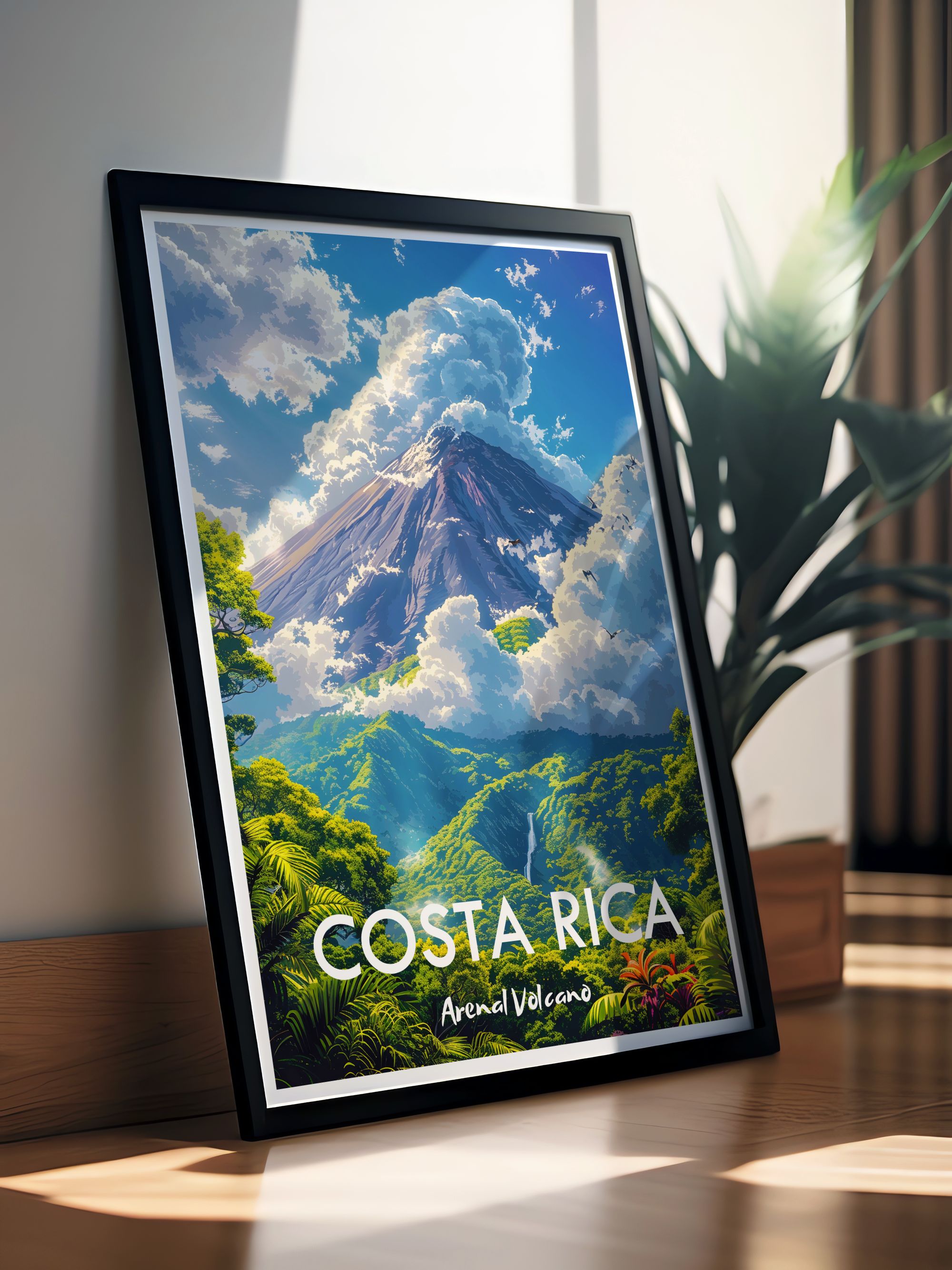 Costa Rica Home Decor - Arenal Volcano  Art Prints  - Arenal Volcano  Wall Art